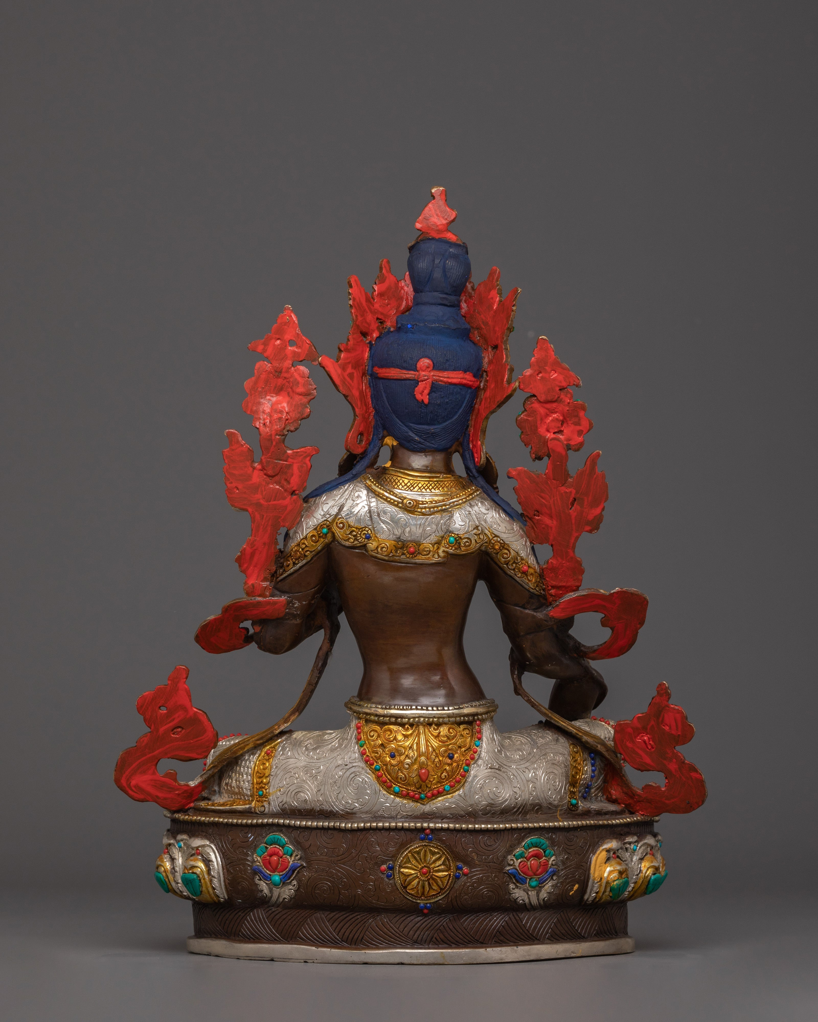 Oxidized Shyama Tara Statue | Green Tara - Swift Saviour