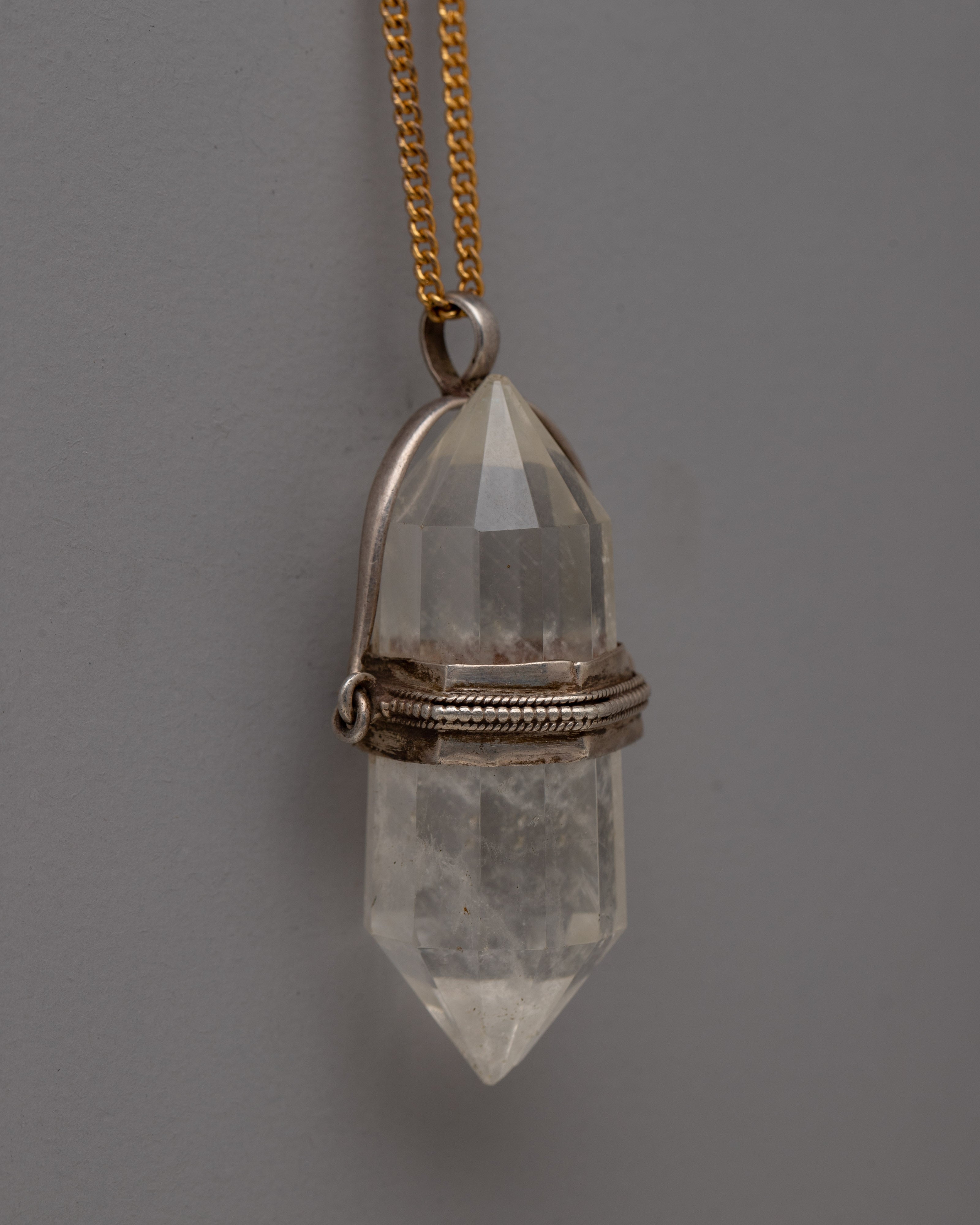 Healing Crystal Pendant | Artisan Gemstone Jewelry, Spiritual Protection Charm