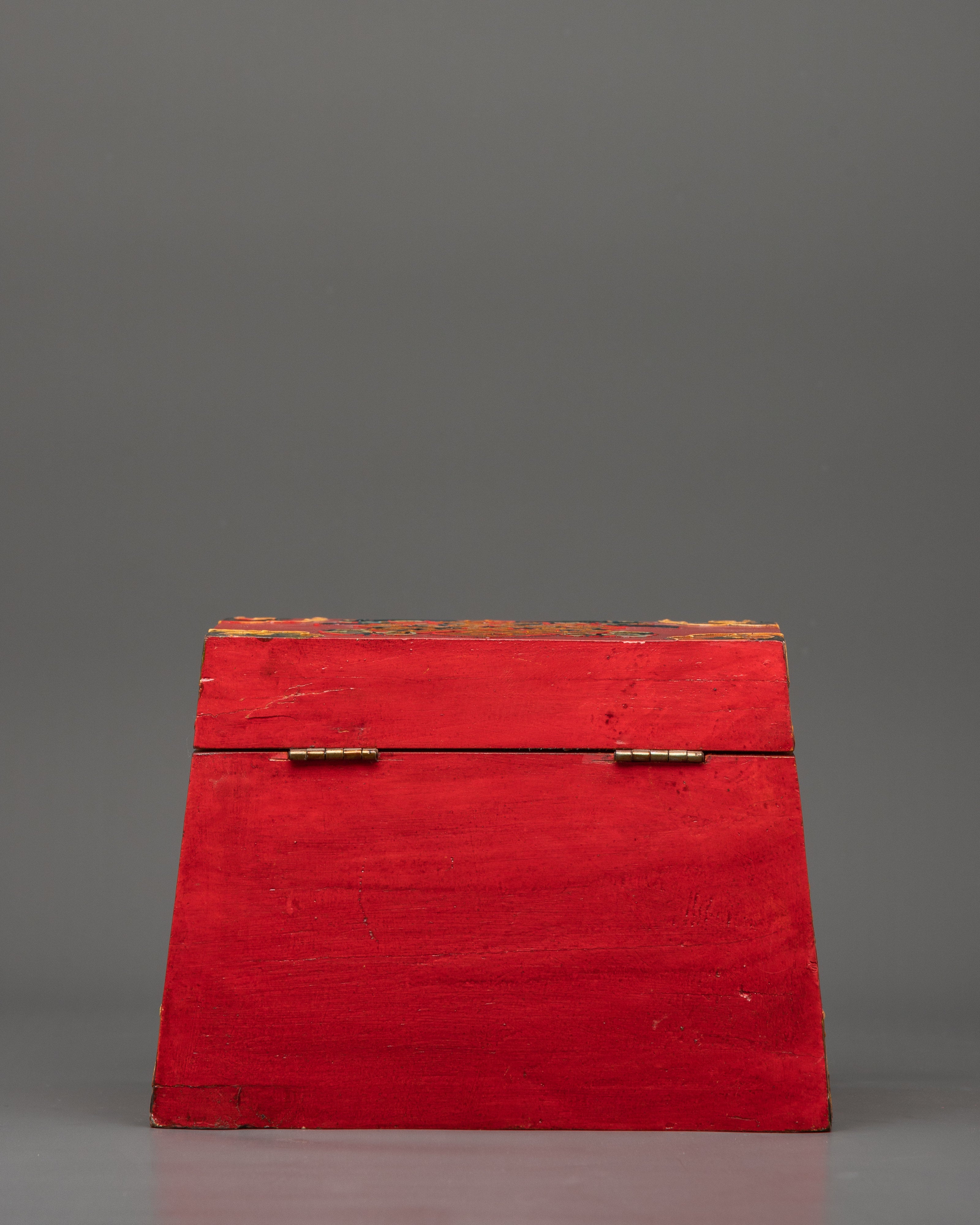 Sacred Hand-Painted Treasure Box | Spiritual & Decorative Use