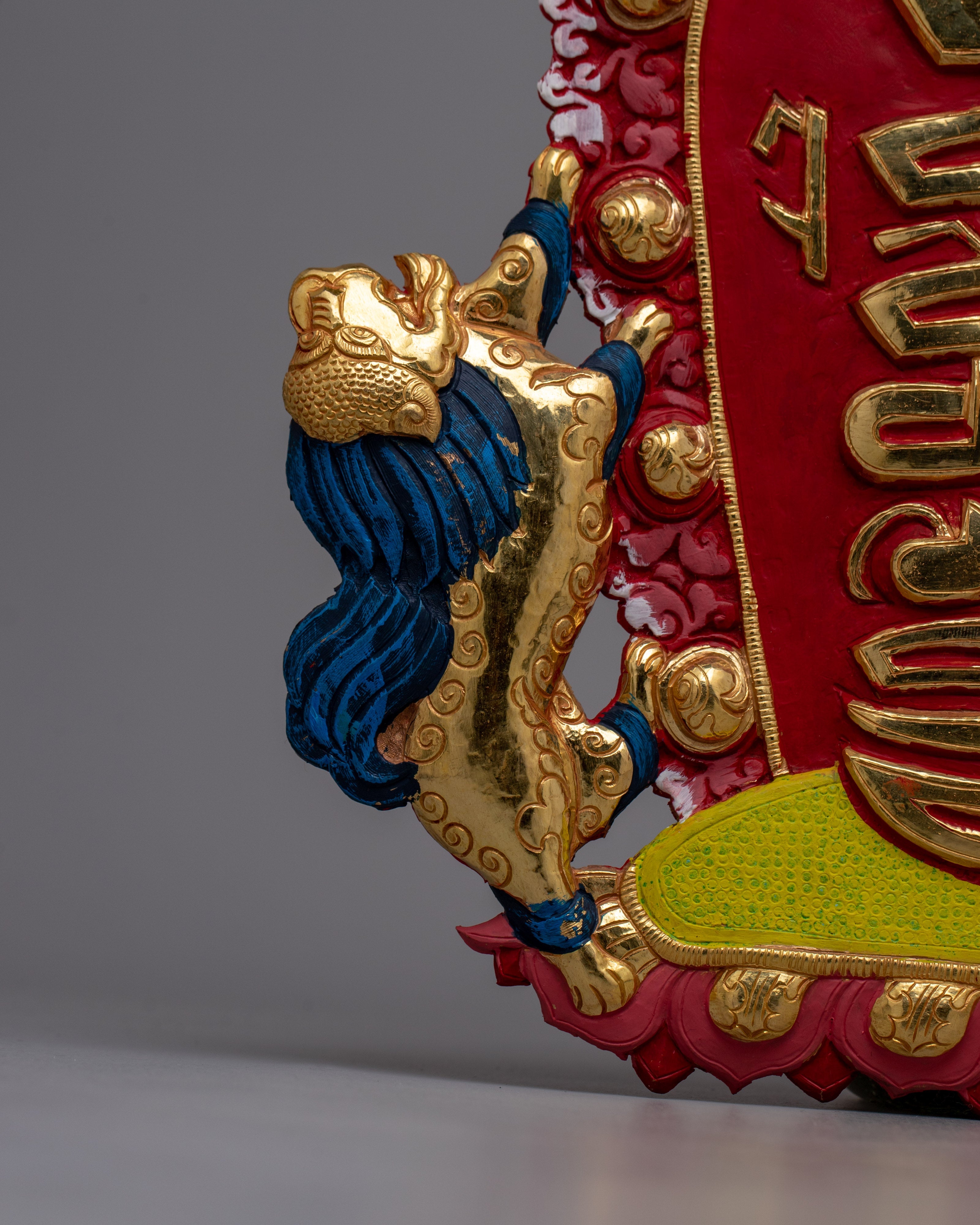 Kalachakra Mantra in Tibetan | Handcrafted Representation of Buddhist Spiritual Practice