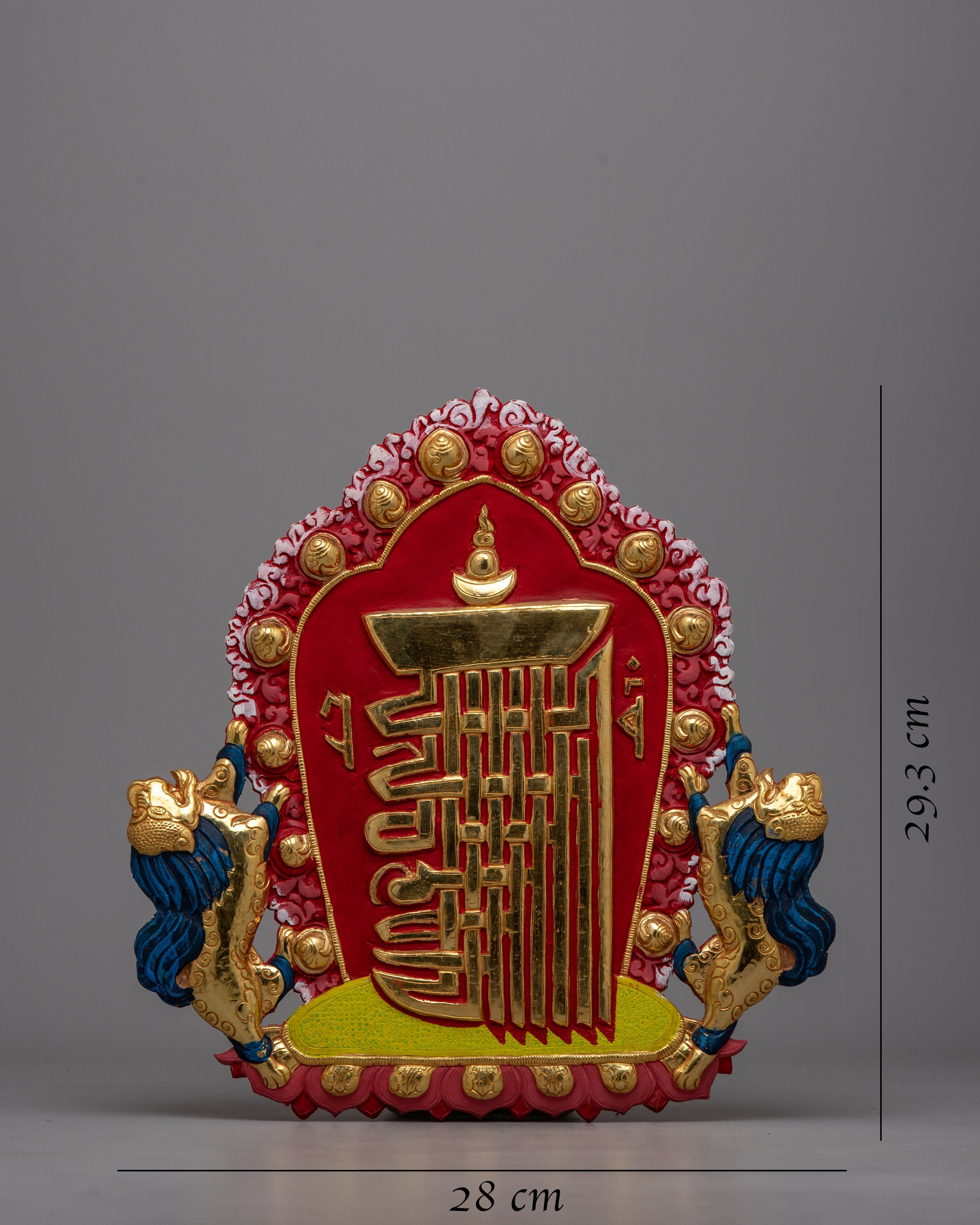 Kalachakra Mantra in Tibetan | Handcrafted Representation of Buddhist Spiritual Practice