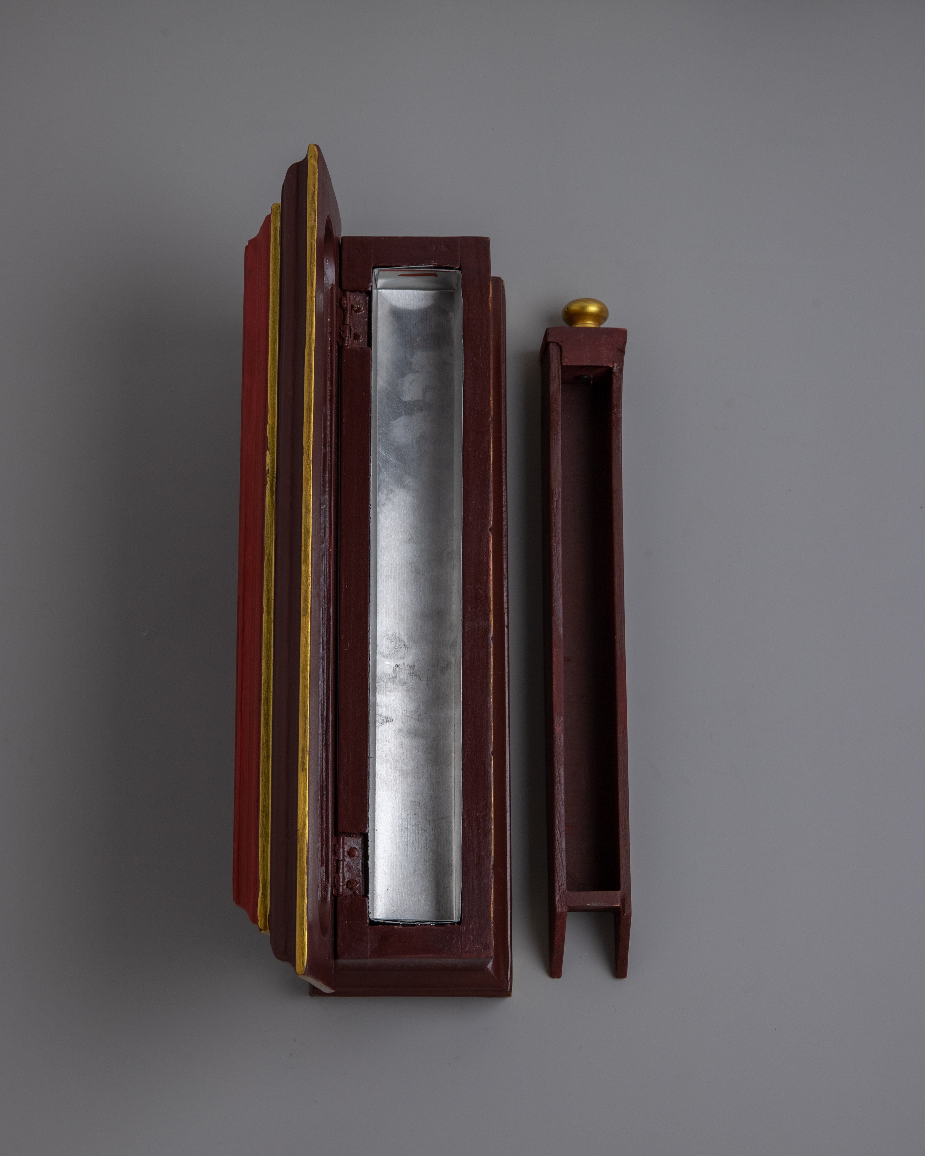 Wooden Incense Burner Box | Handcrafted Holder for a Calming and Aromatic Ambiance