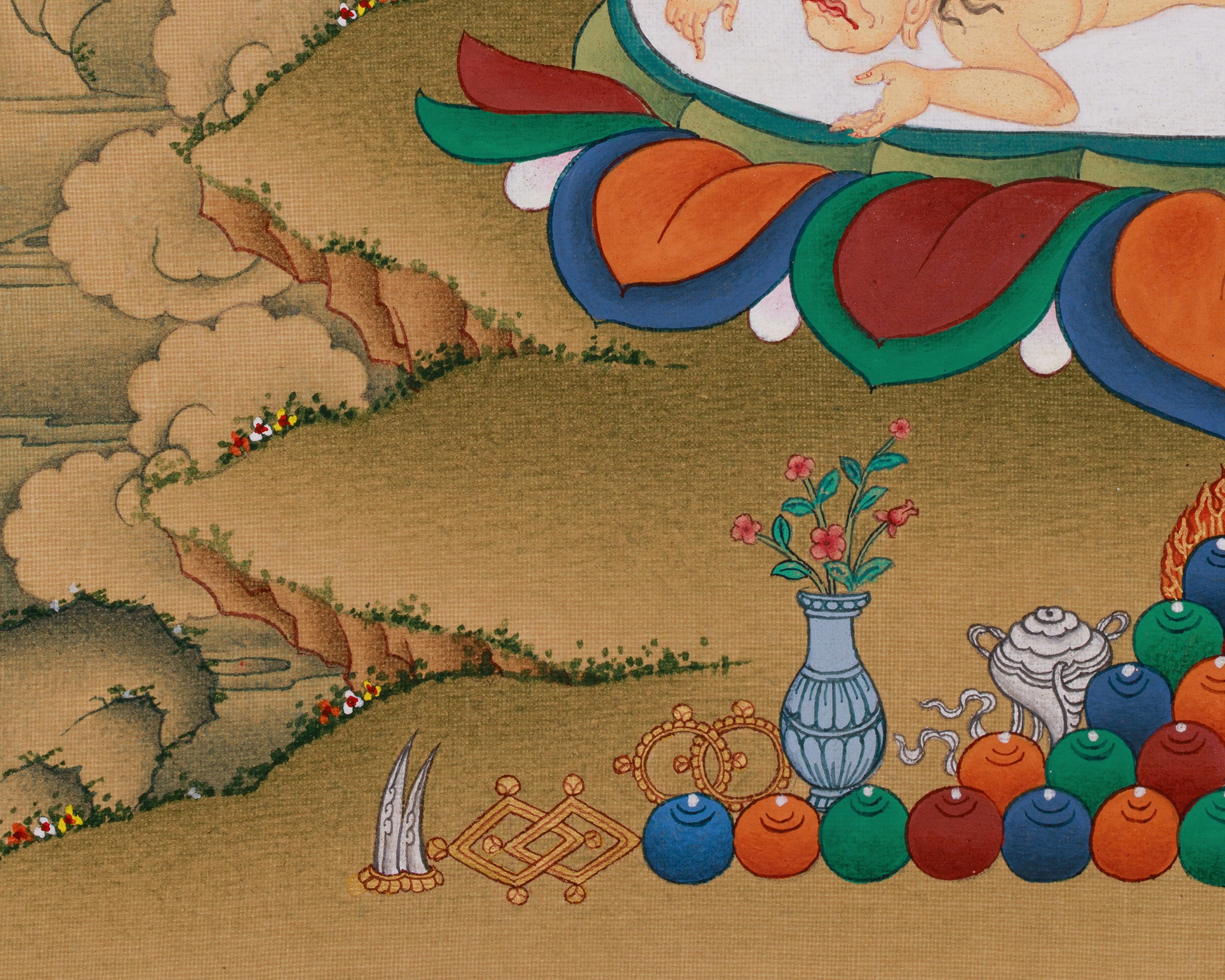 Sacred Standing Black Dzambhala | Wealth Deity for Spiritual and Material Abundance