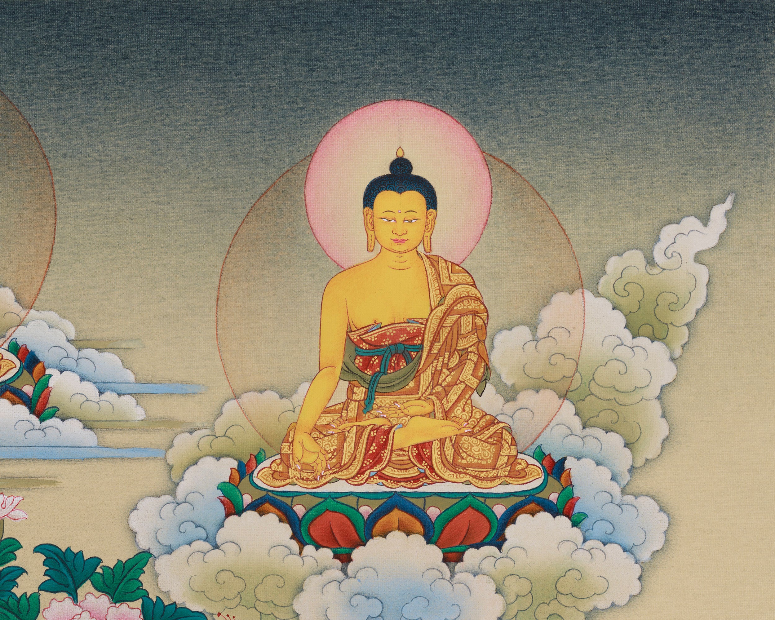 Traditional Art of the Eight Medicine Buddhas | Healing, Enlightenment, and Compassion for Devotion