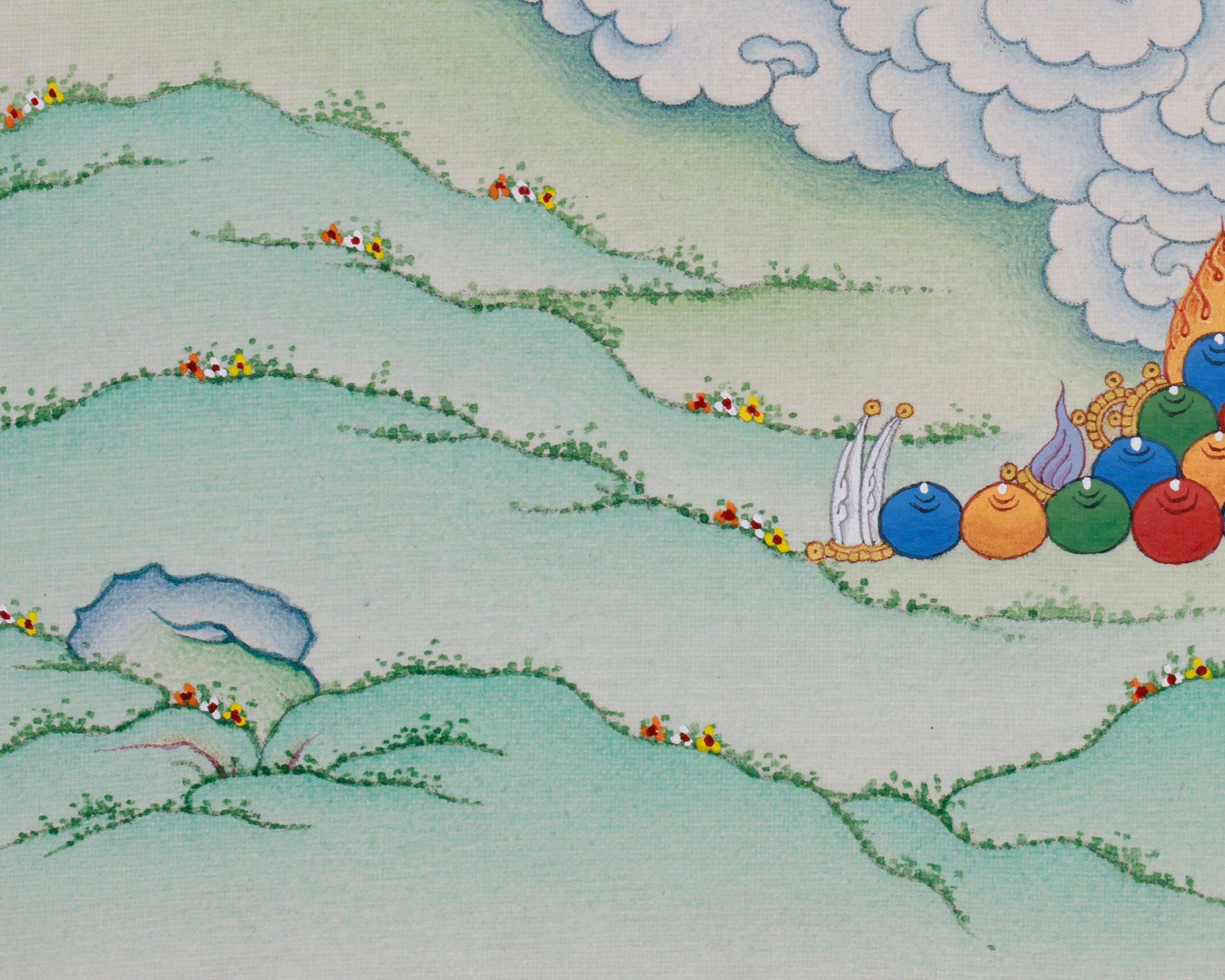 Jina Buddha Amitabha | Pure Land Thangka