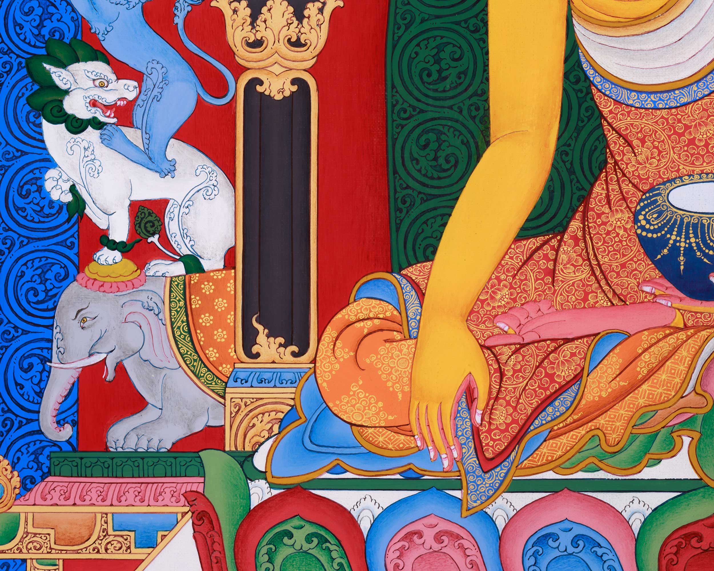 Thangka of Buddha Shakyamuni, Tibetan Art