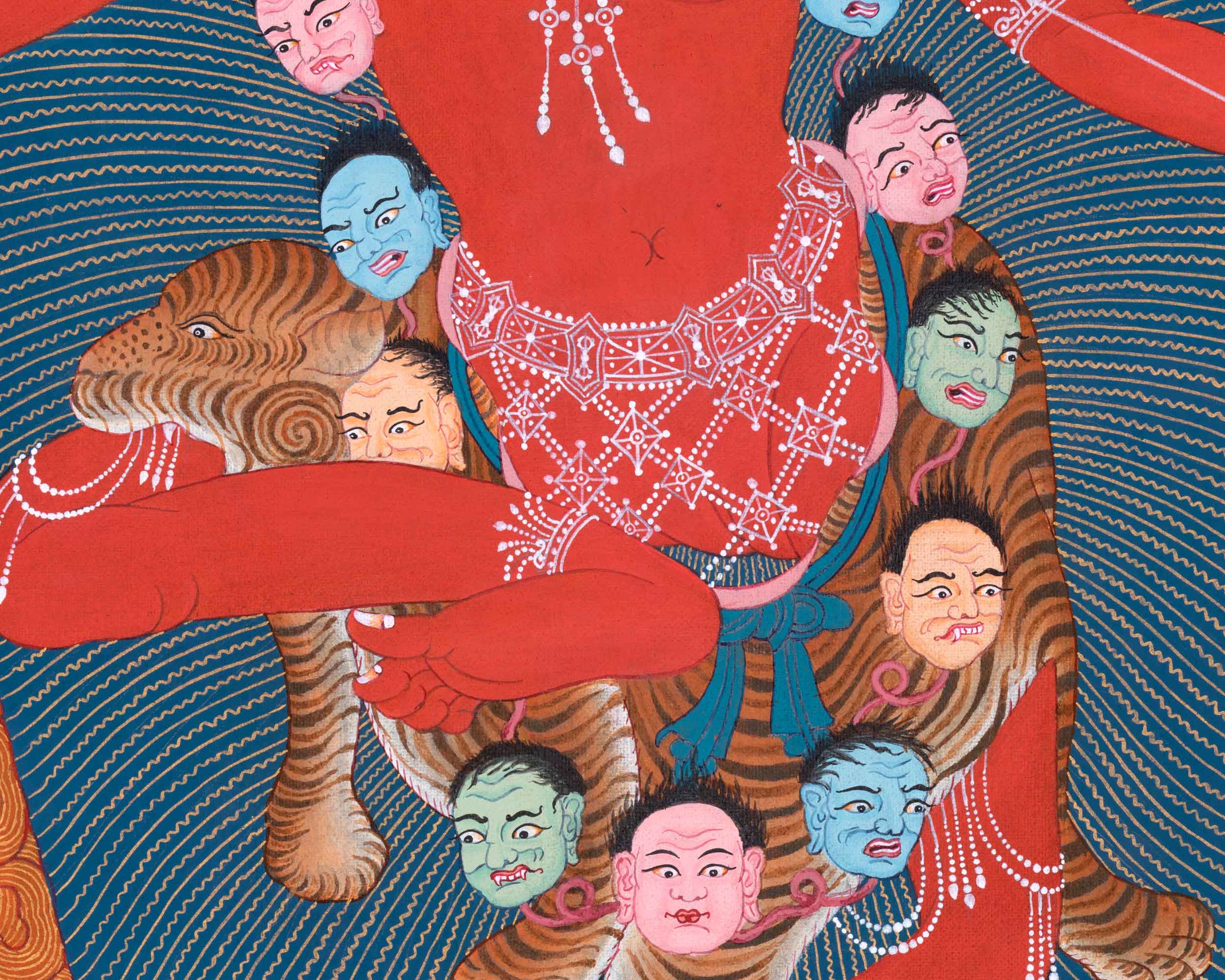 Kurukulla's Divine Presence in Thangka Art | Thangka for Empowered Living | Wall Art