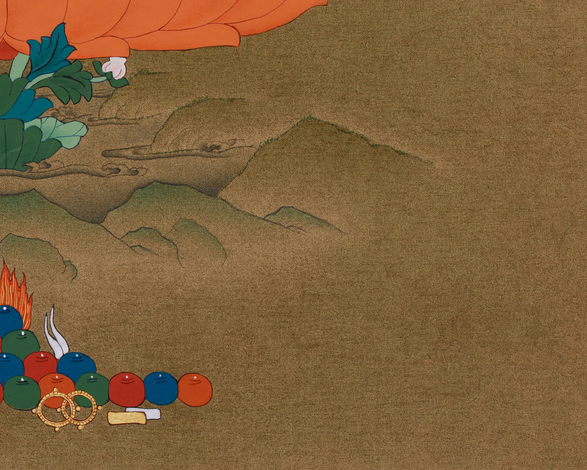 Sacred Compassionate Deity Chenrezig | Bodhisattva of Mercy and Spiritual Protection
