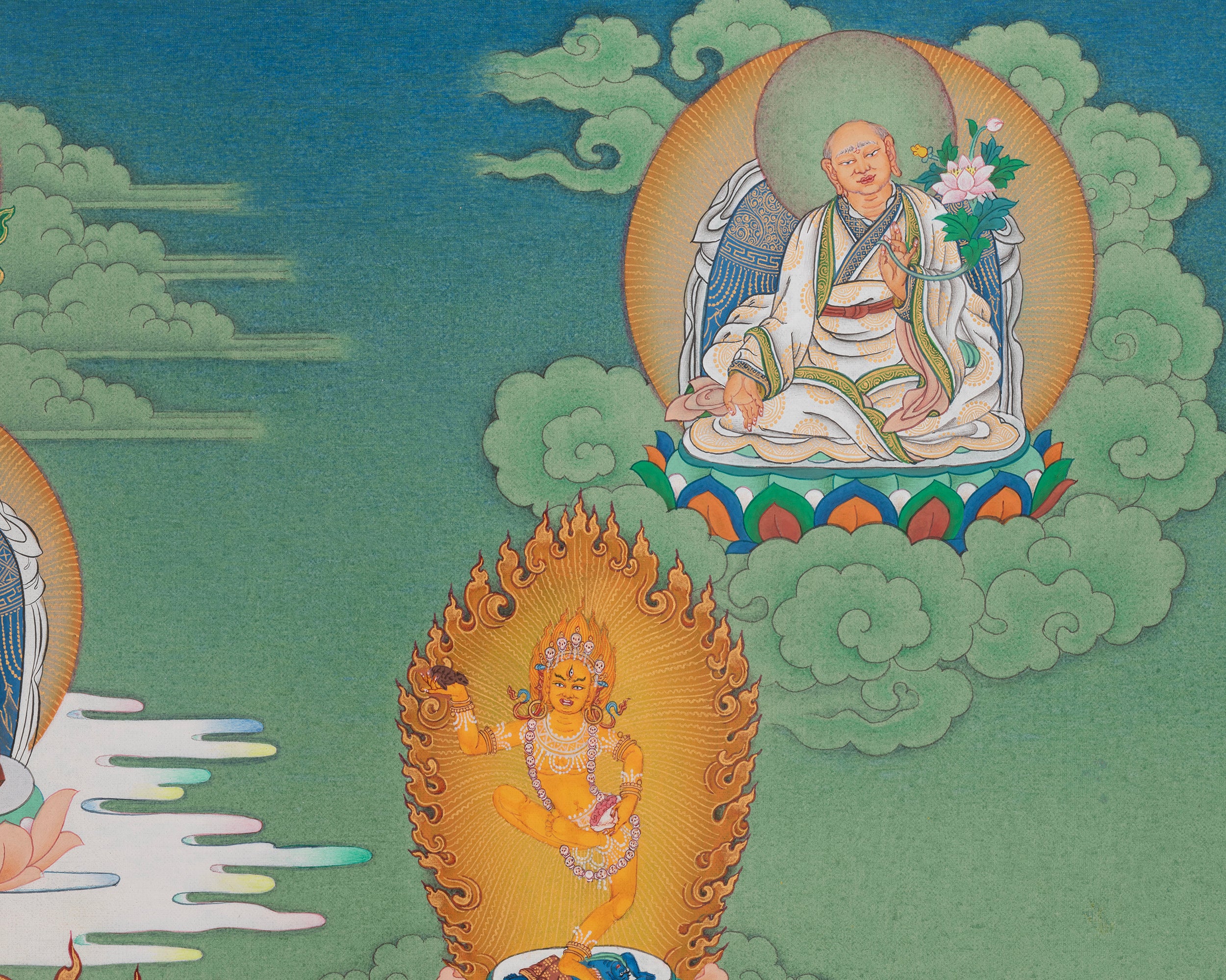Hevajra Meditation Deity Thangka | Transformation of Negative Emotions