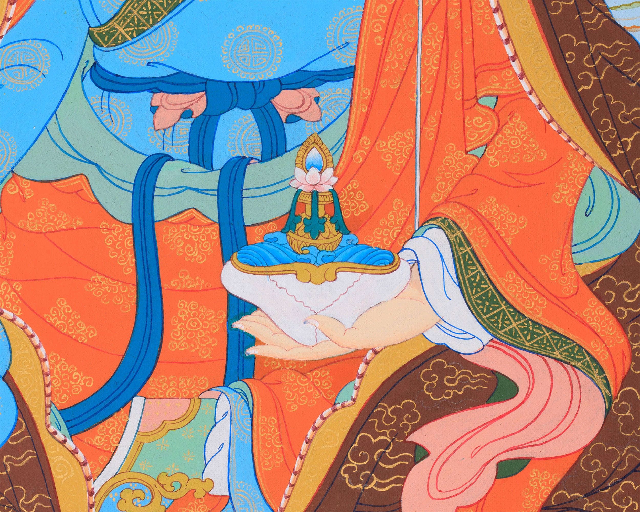 Padmasambhava: The Second Buddha Thangka | Detailed Artwork of Guru Rinpoche