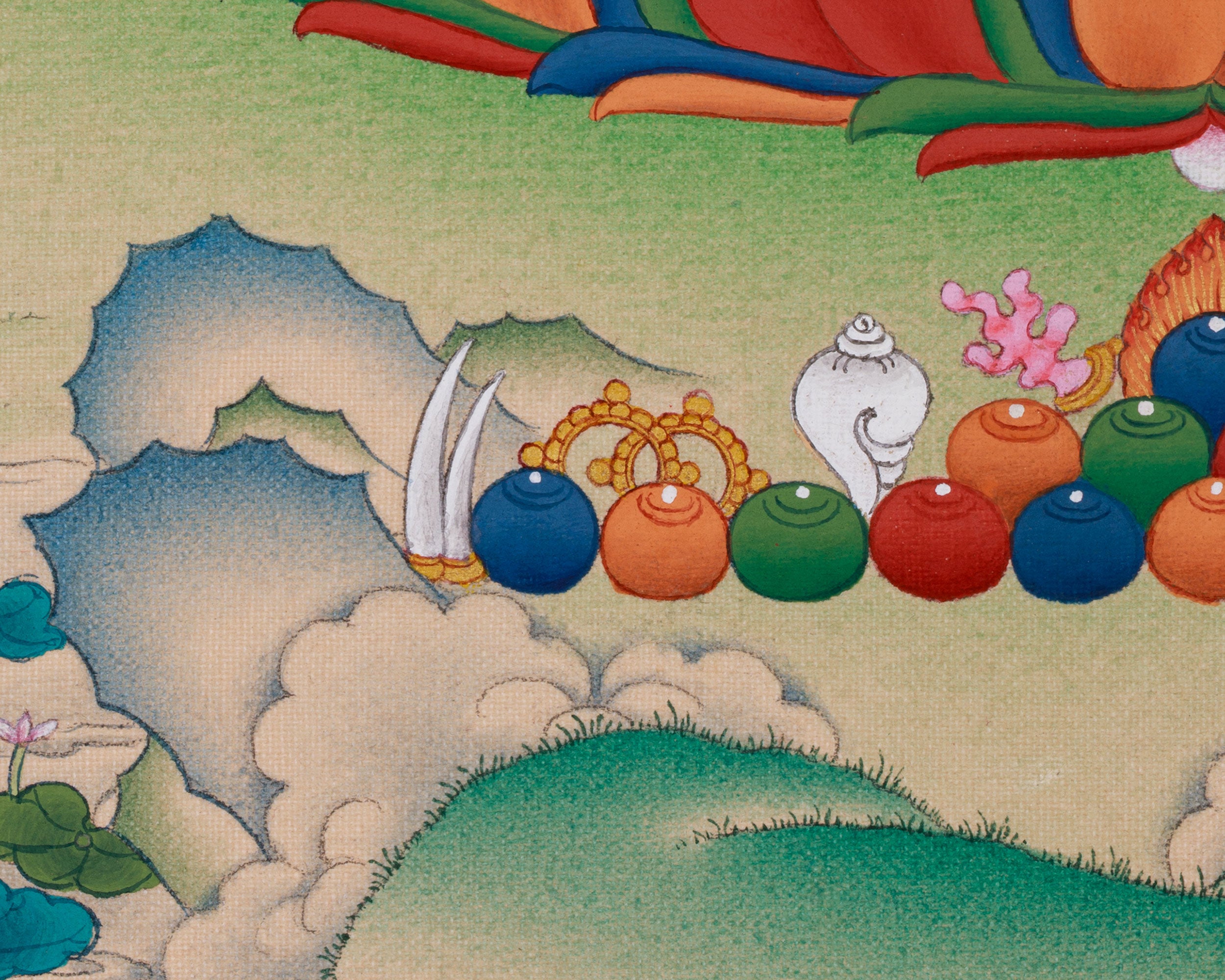 Spiritual Art of Manjushri Bodhisattva | Symbol of Wisdom and Knowledge