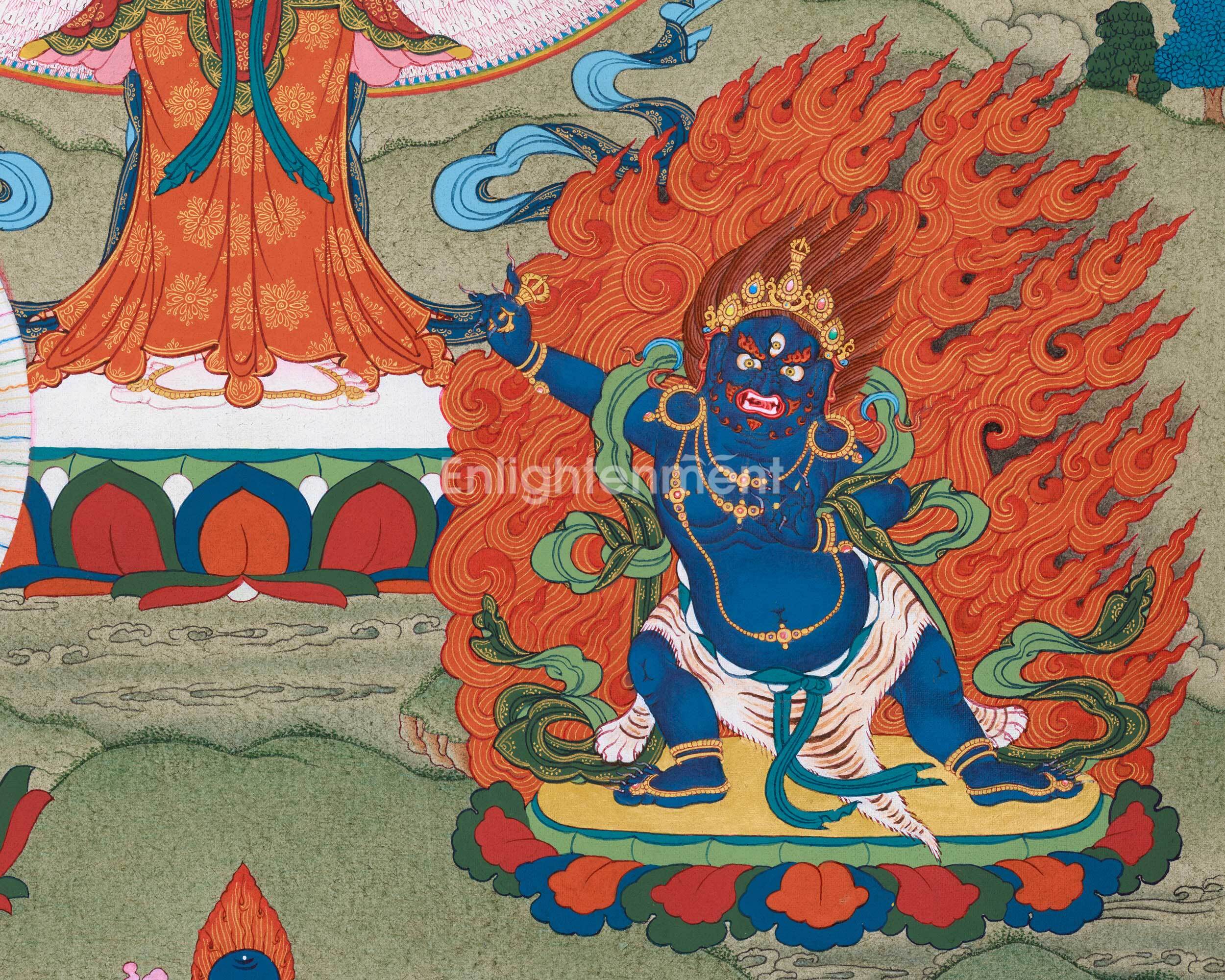 1000 Armed Avalokiteshvara Thangka | Traditional Bodhisattva Chenrezig Artwork