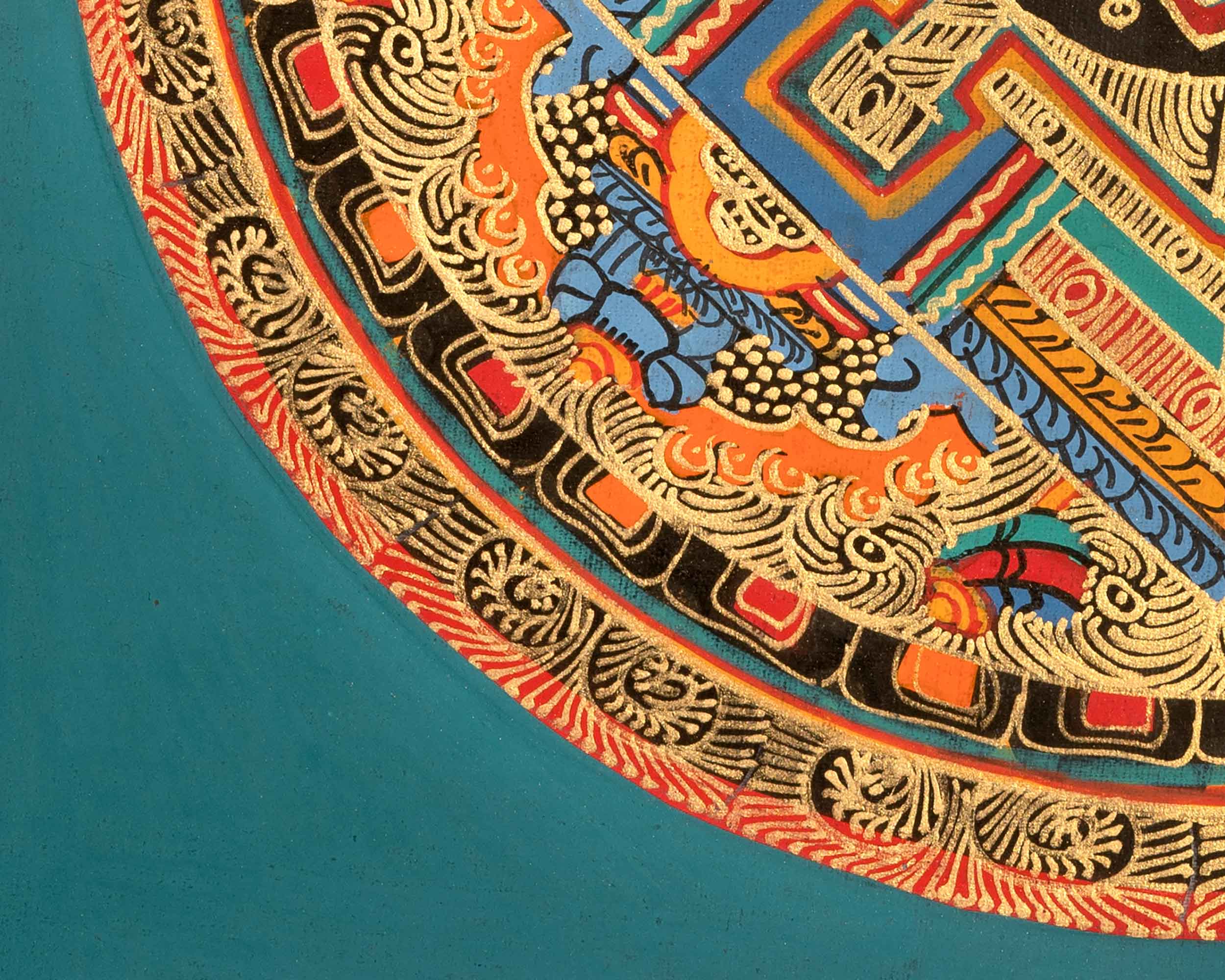 Om Mandala Artwork | Vibrant Symbolism for Inner Peace & Enlightenment