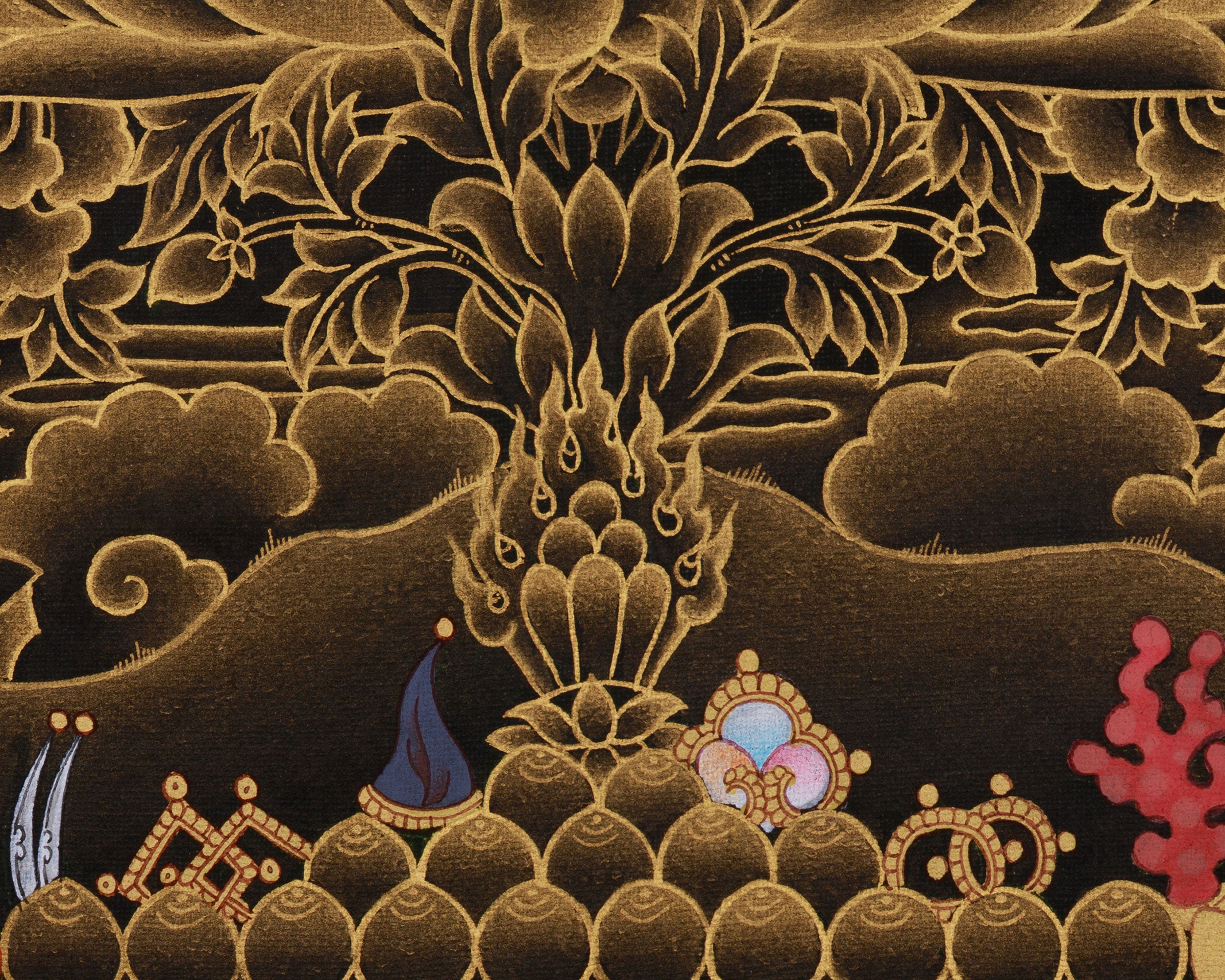 Kshitigarbha Bodhisattva of Compassion Thangka | Himalayan Art