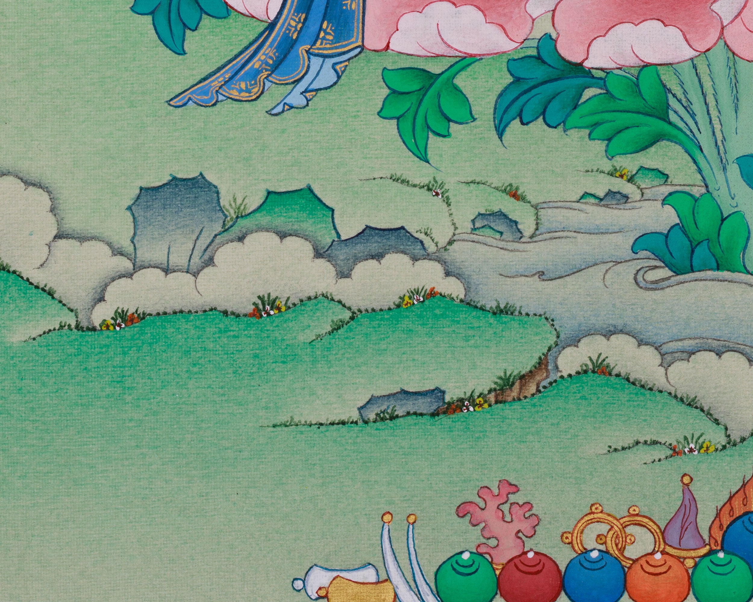 Princess Yeshe Tsogyal Thangka | Tantric Goddess of Wisdom