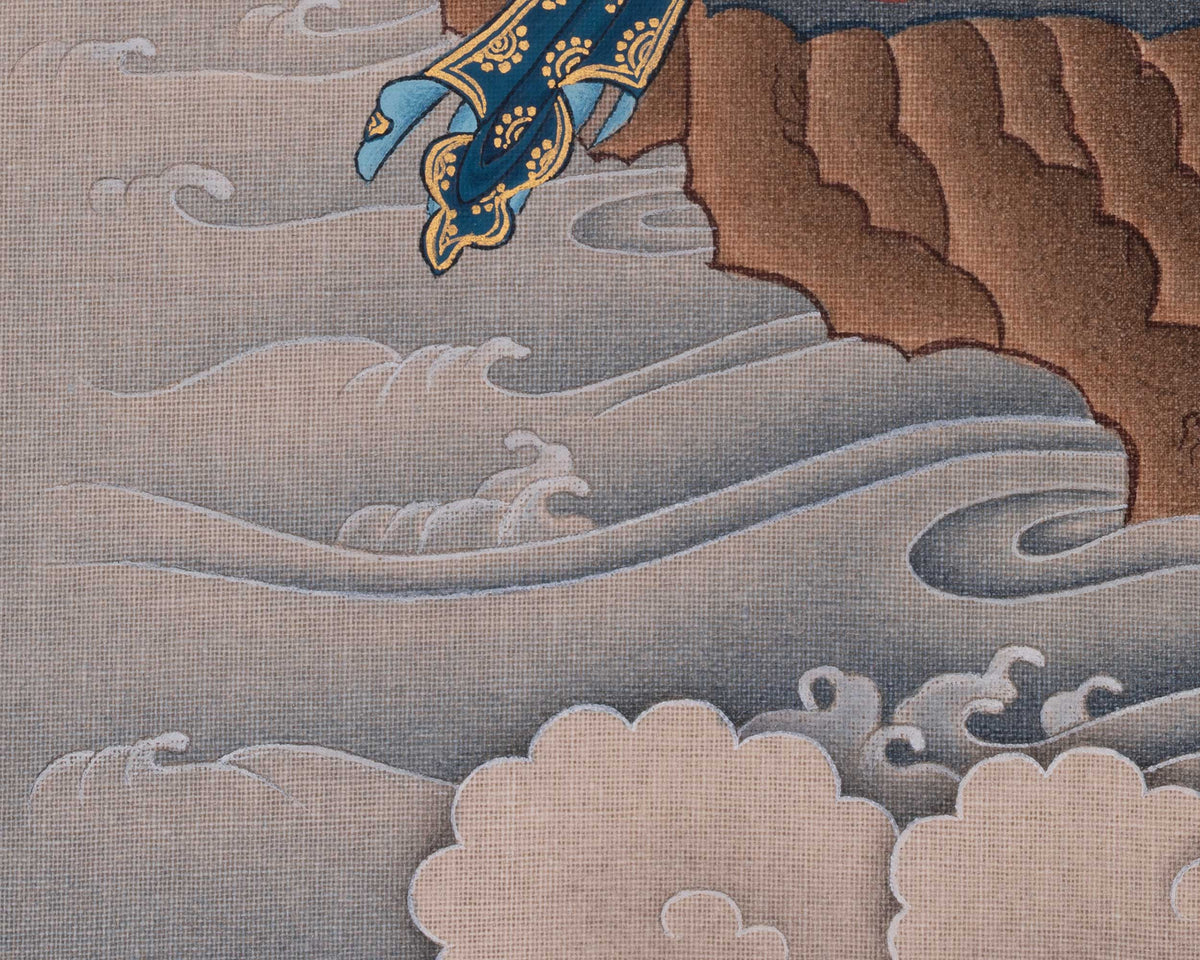Red Tara Spiritual Thangka | Sacred Representation of Compassion and Enlightened Activity