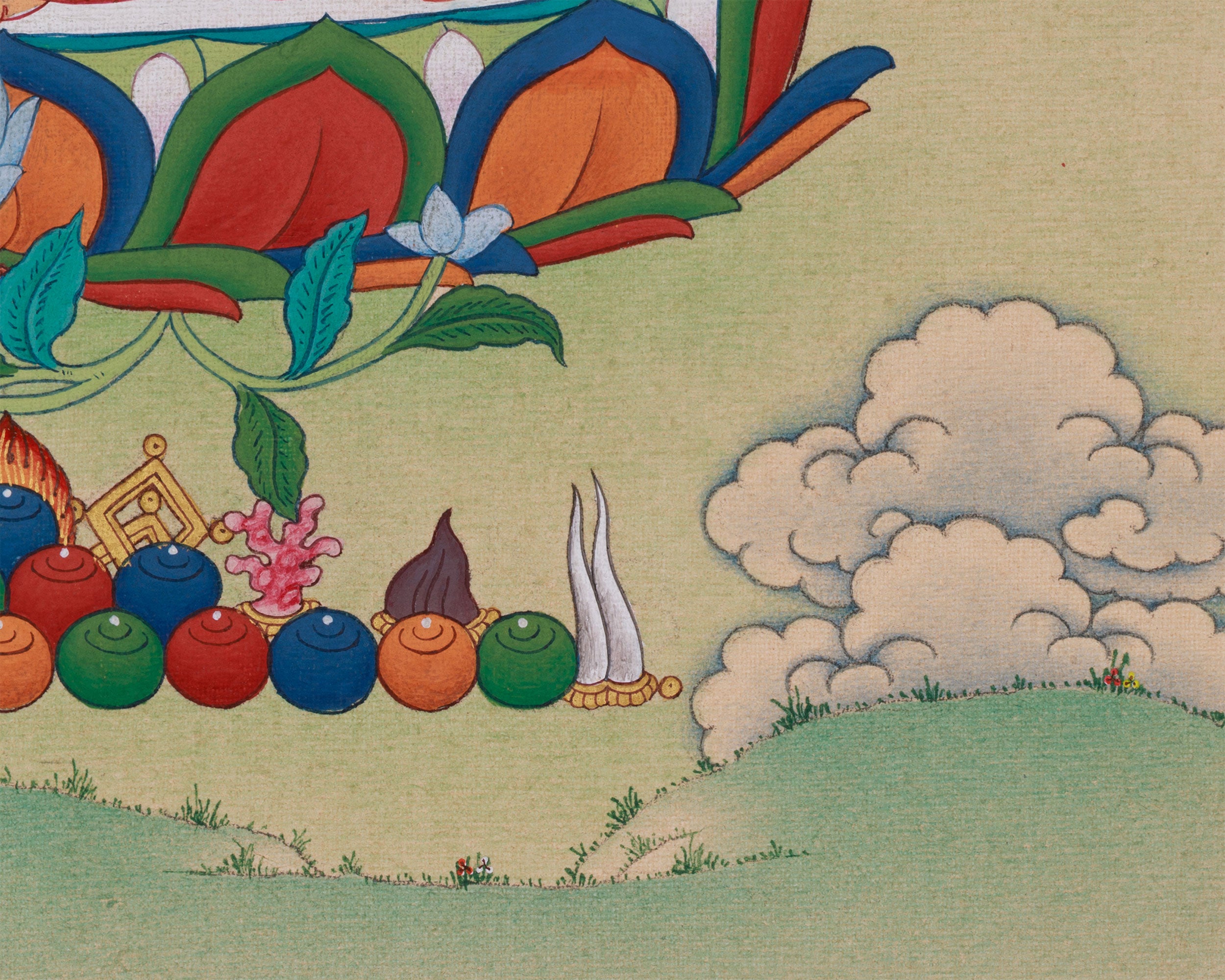 Mother Green Tara Painting | Goddess of Compassion and Liberation