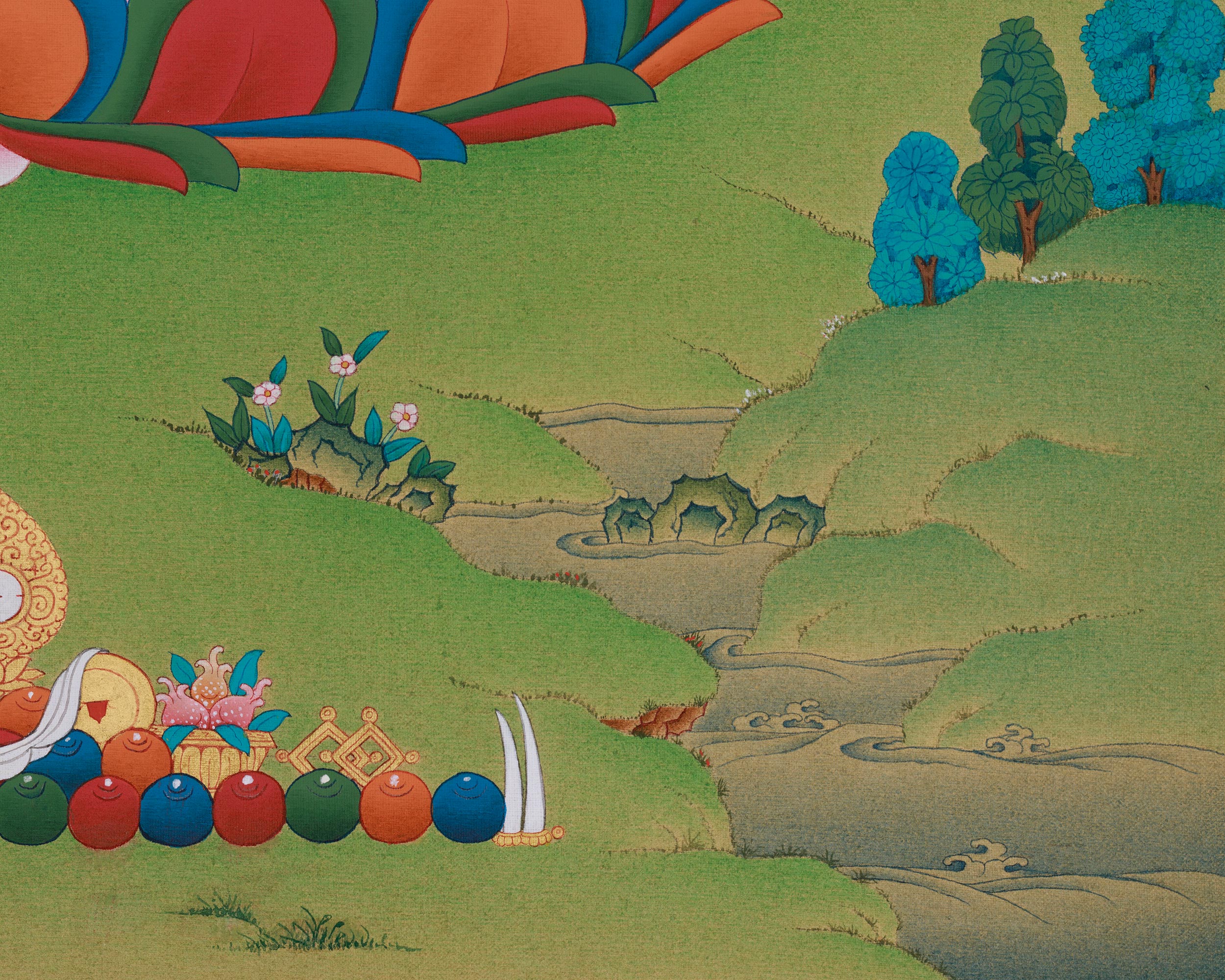 Himalayan Four-Armed Chenrezig Art | The God Of Universal Compassion