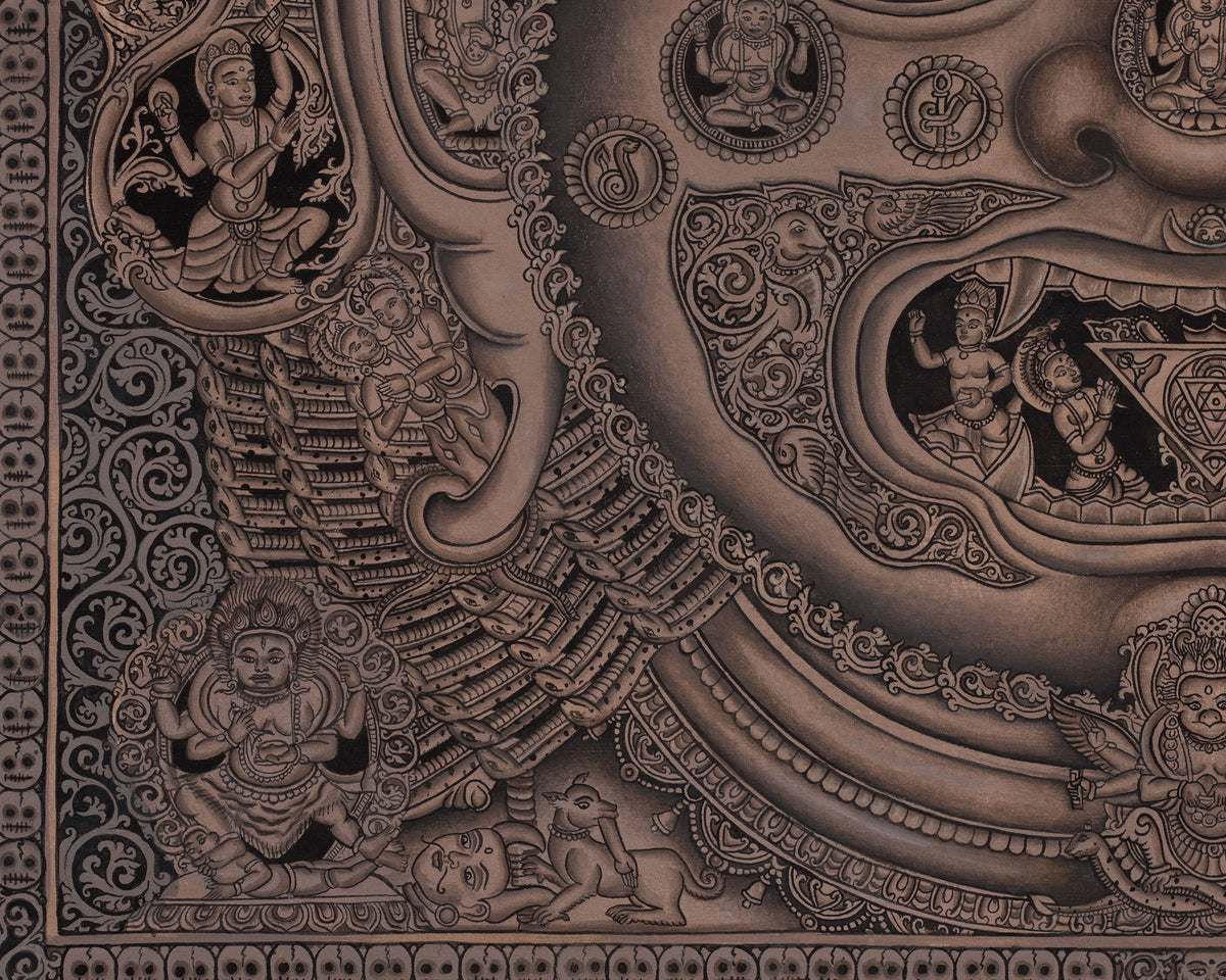 Bhairav Thangka | The Fierce Manifestation of Shiva
