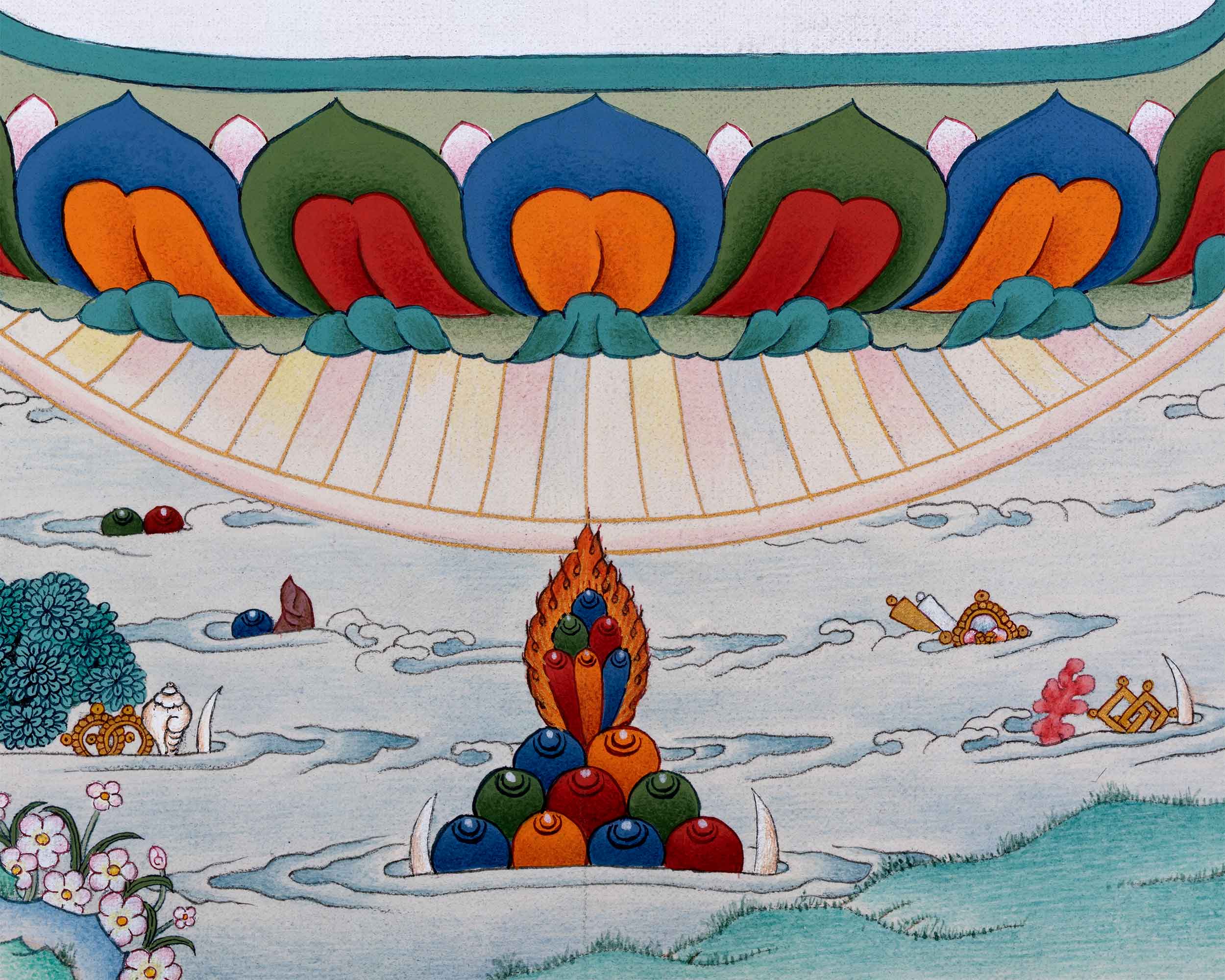 Samantabhadra With Samantabhadri Thangka | Hand-painted Thangka for Inner Harmony