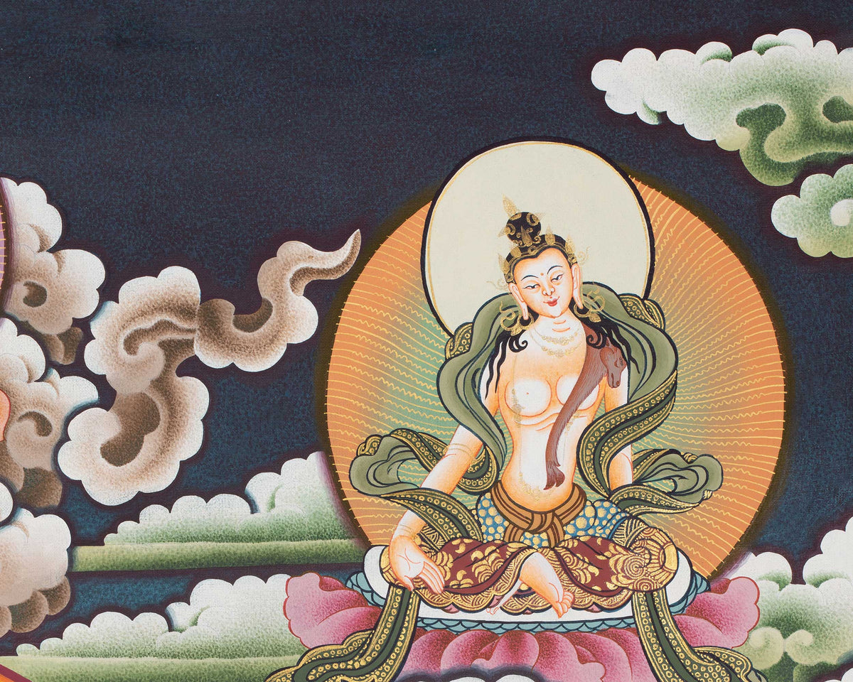 8 Guru Manifestation Thangka | Guru Rinpoche | Lotus Guru: Padmasambhava |