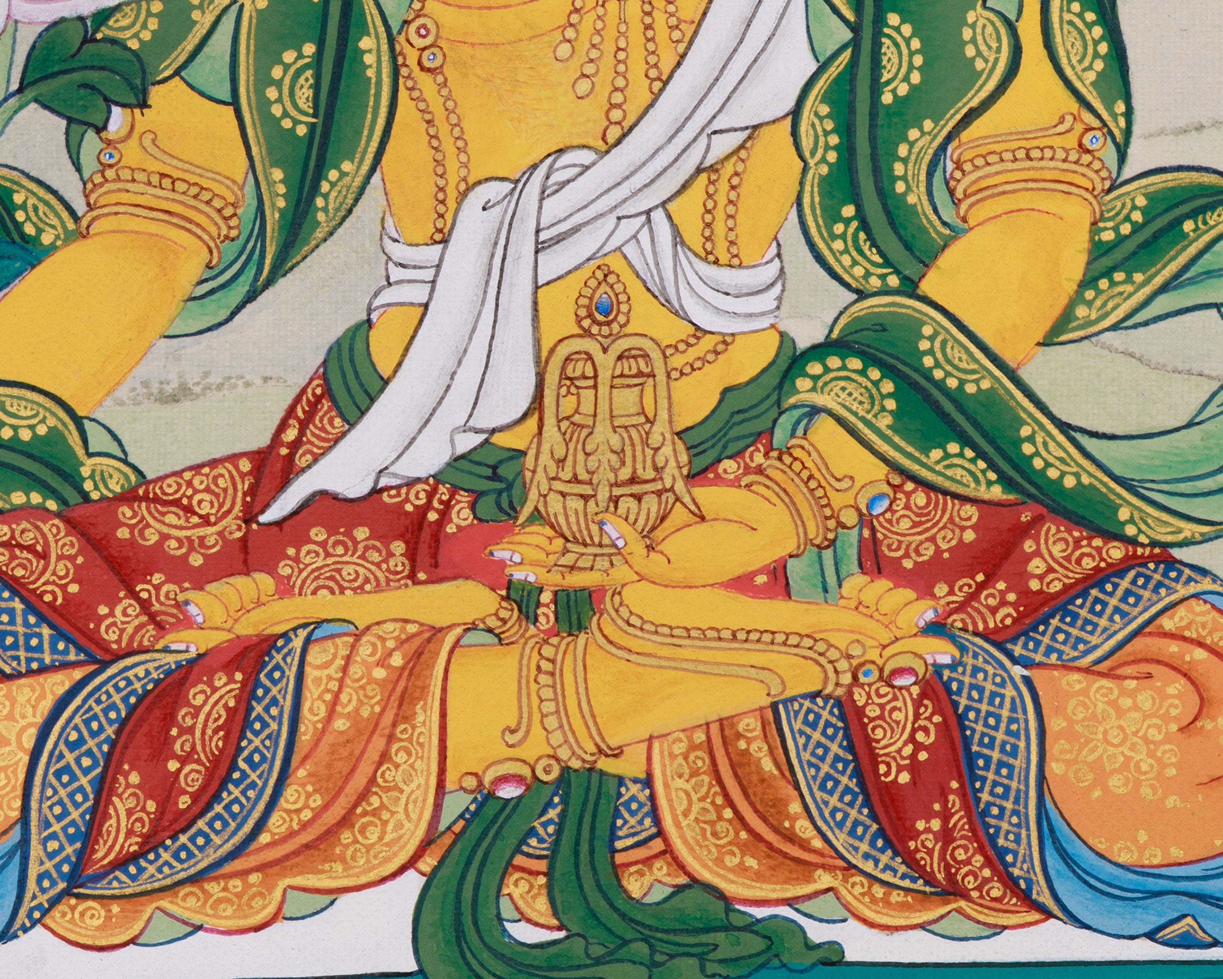 Kshitigarbha: Bodhisattva Thangka