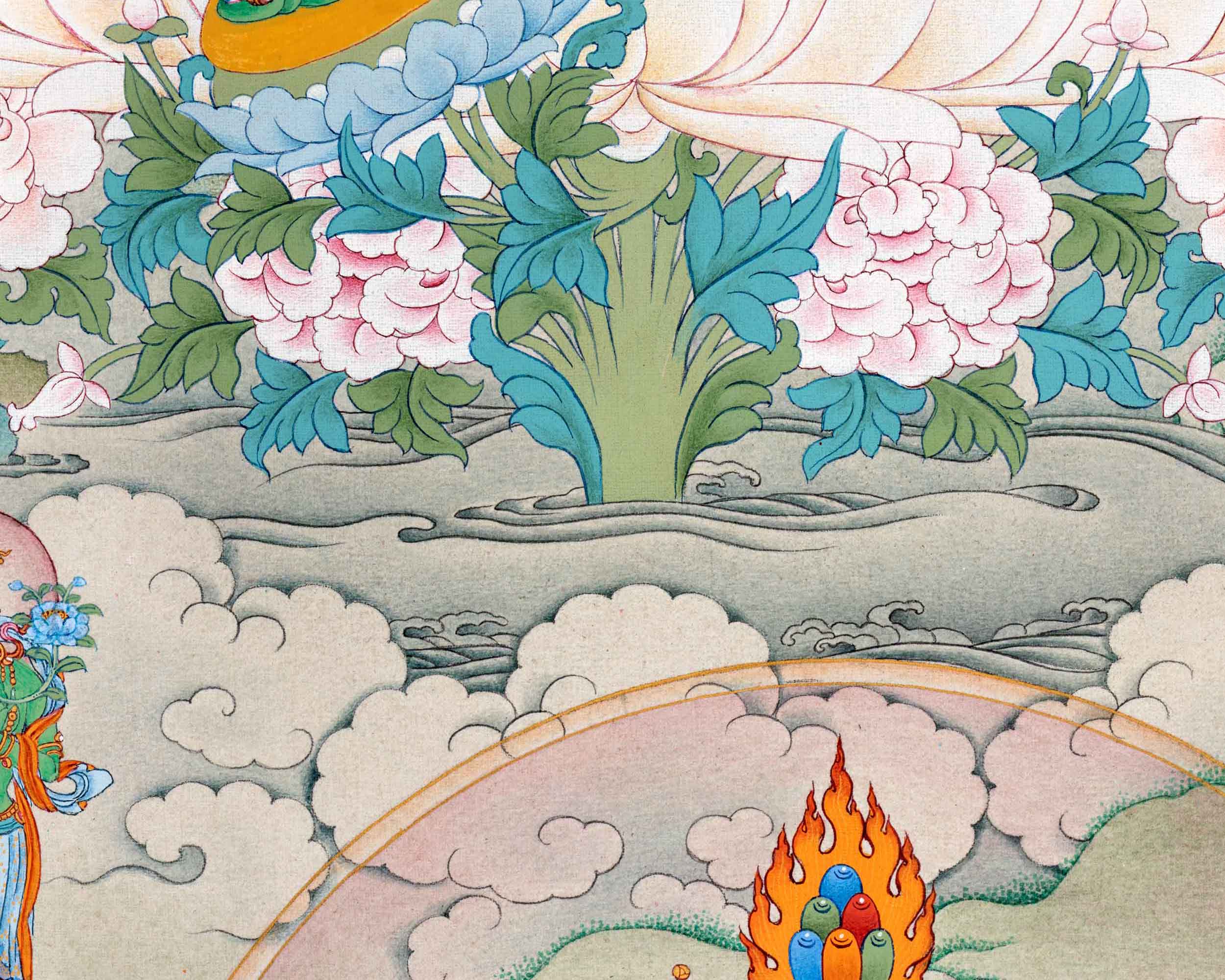 Green Tara, The Mother of Liberation | Traditional Tibetan Buddhist Thangka | The Divine Feminine