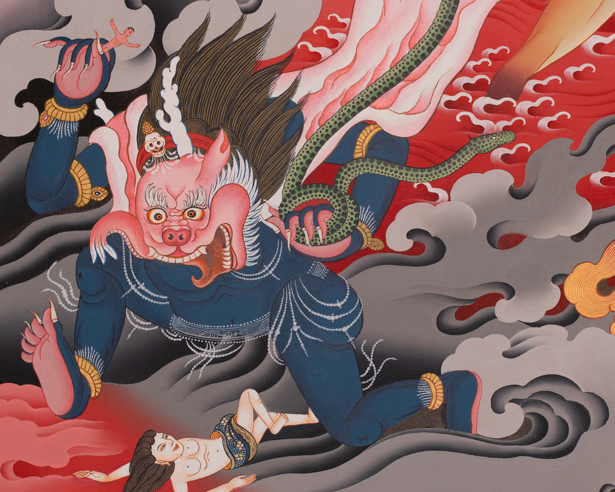 Palden Lhamo Sacred Artwork | The Principal Female Dharmapala