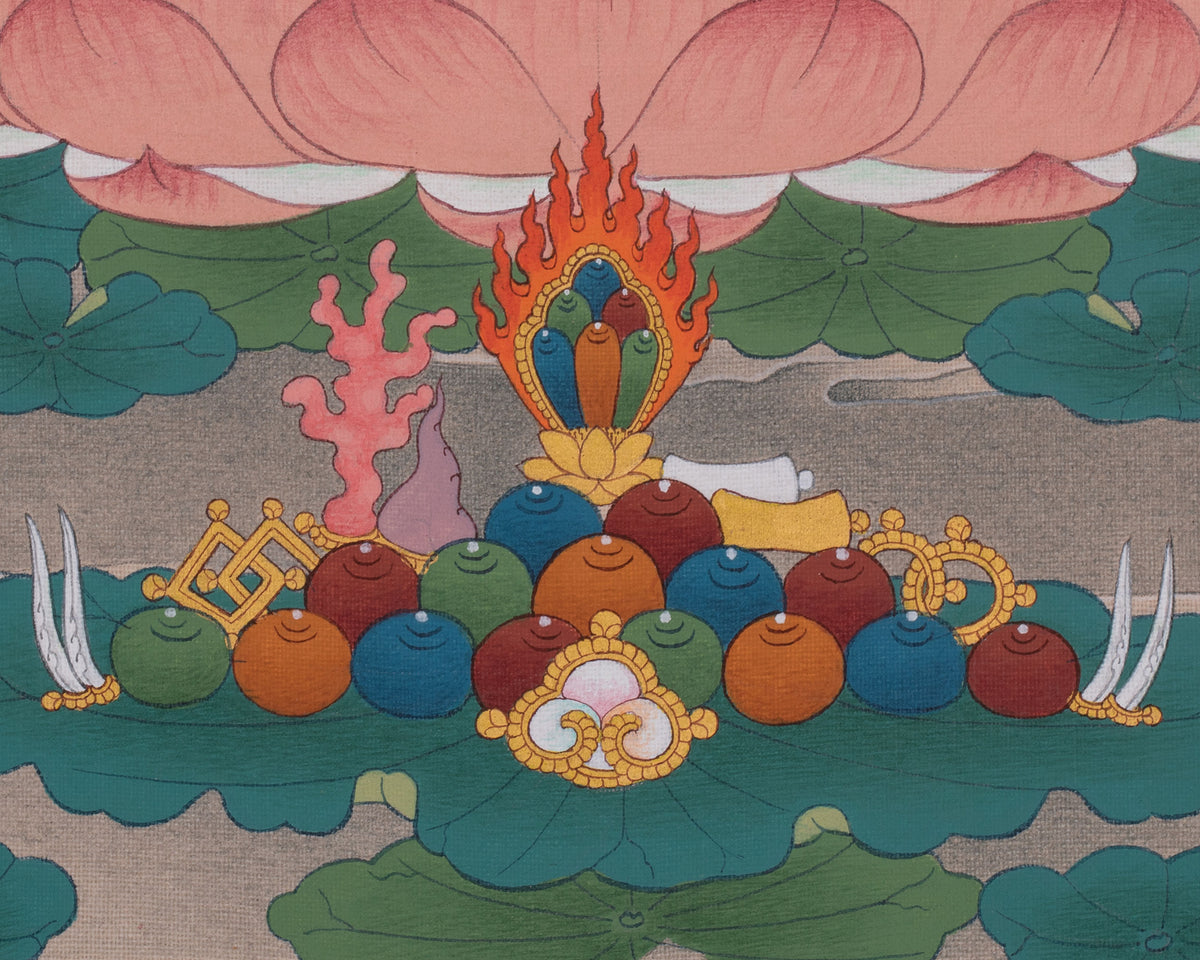 Shakyamuni Buddha Himalayan Thangka | Buddhist Art of Wisdom and Peace