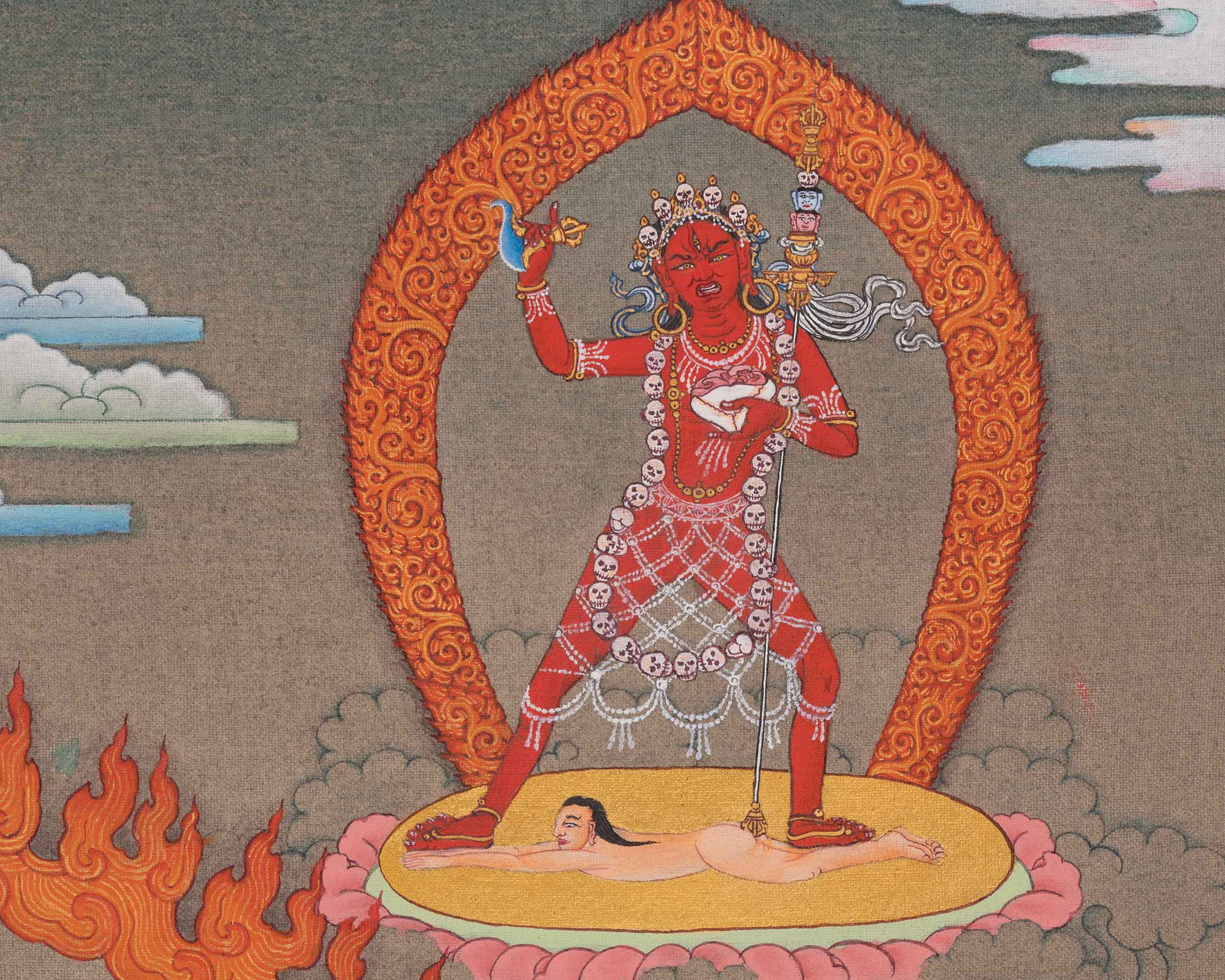 Chakrasamvara Tibetan Thangka | Tantric Deity | Inseparable Union of Compassion