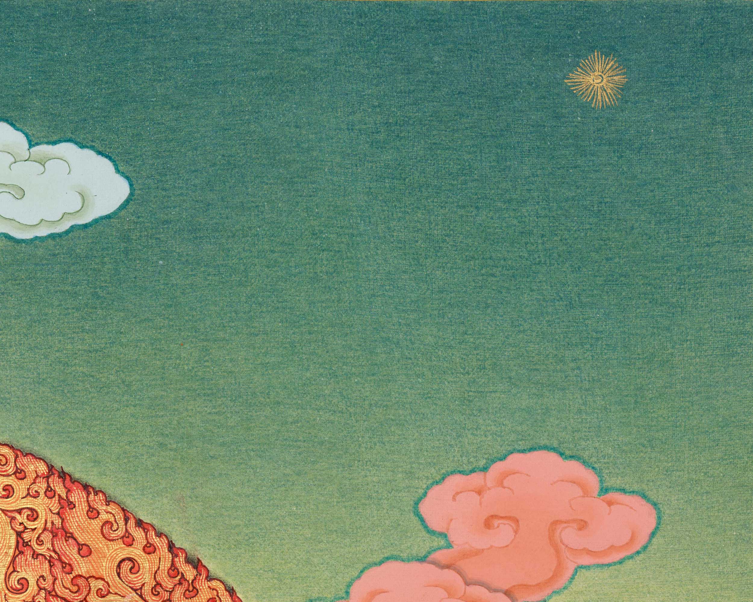 Hand Painted Hevajra Thangka | Himalayan Wrathful Wall Decor | Tibetan Deity