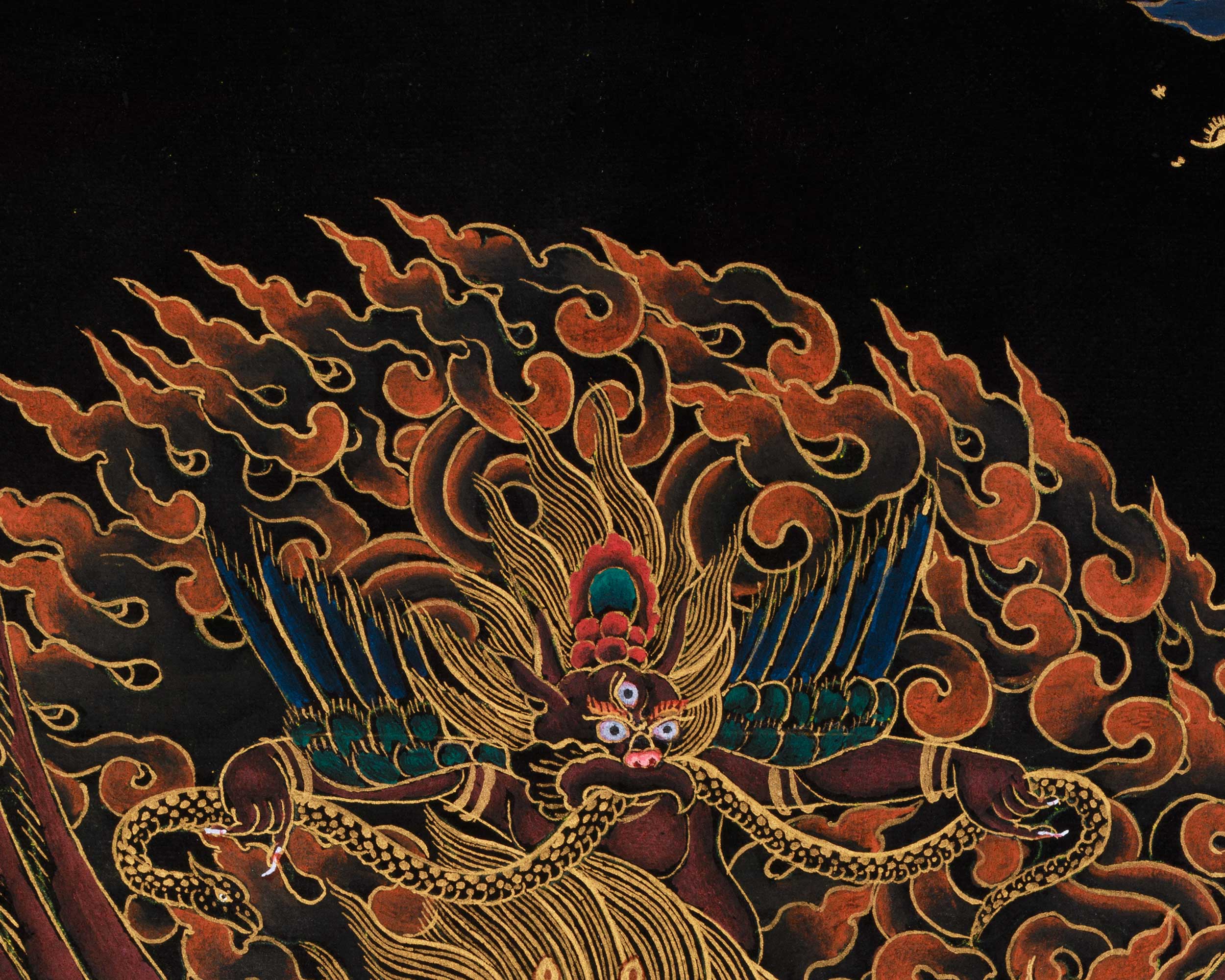 Guru Dragpo, Wrathful Guru Manifestation Thangka
