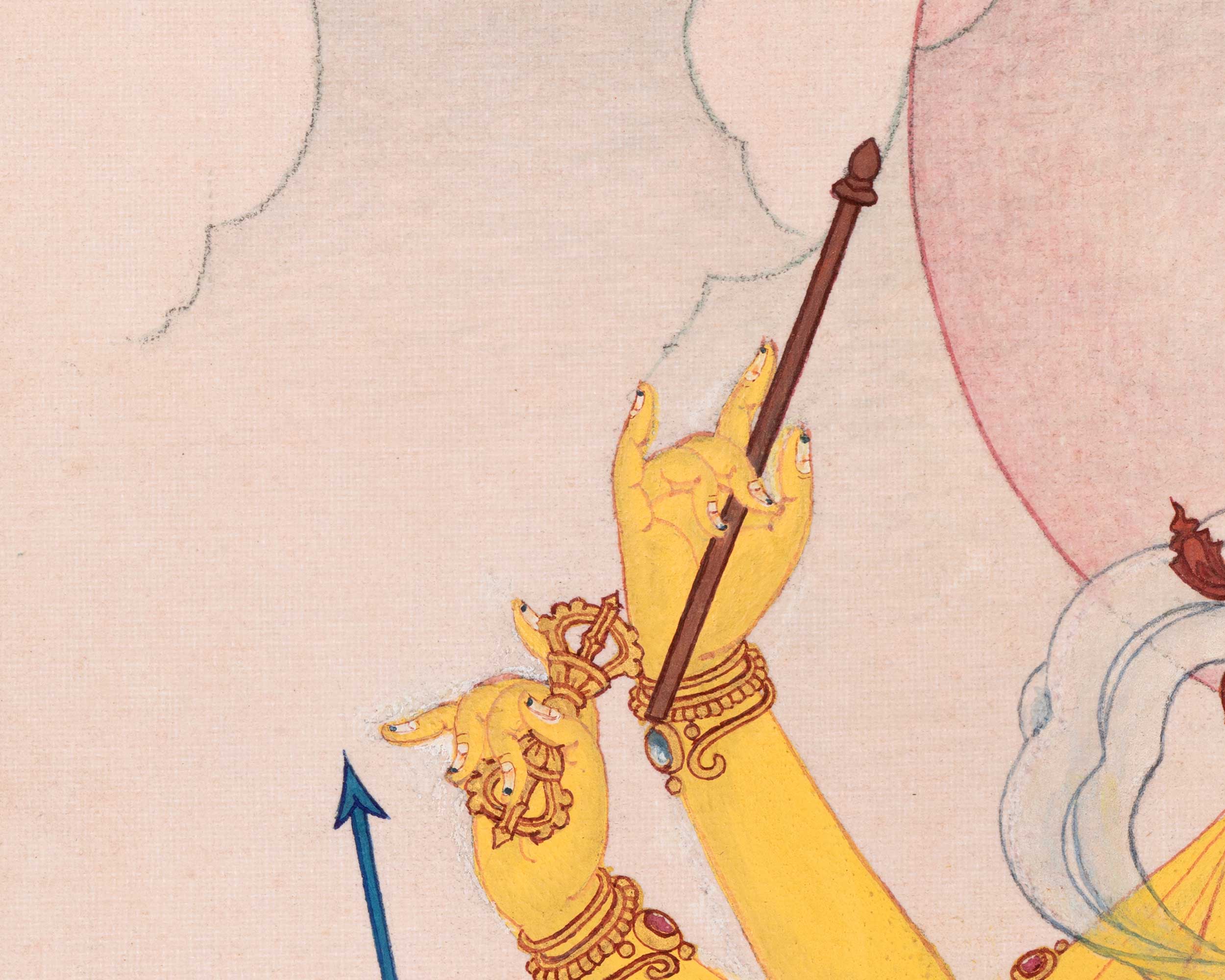 Kanakavarna Tara | 21 Tara of Surya Gupta Thangka