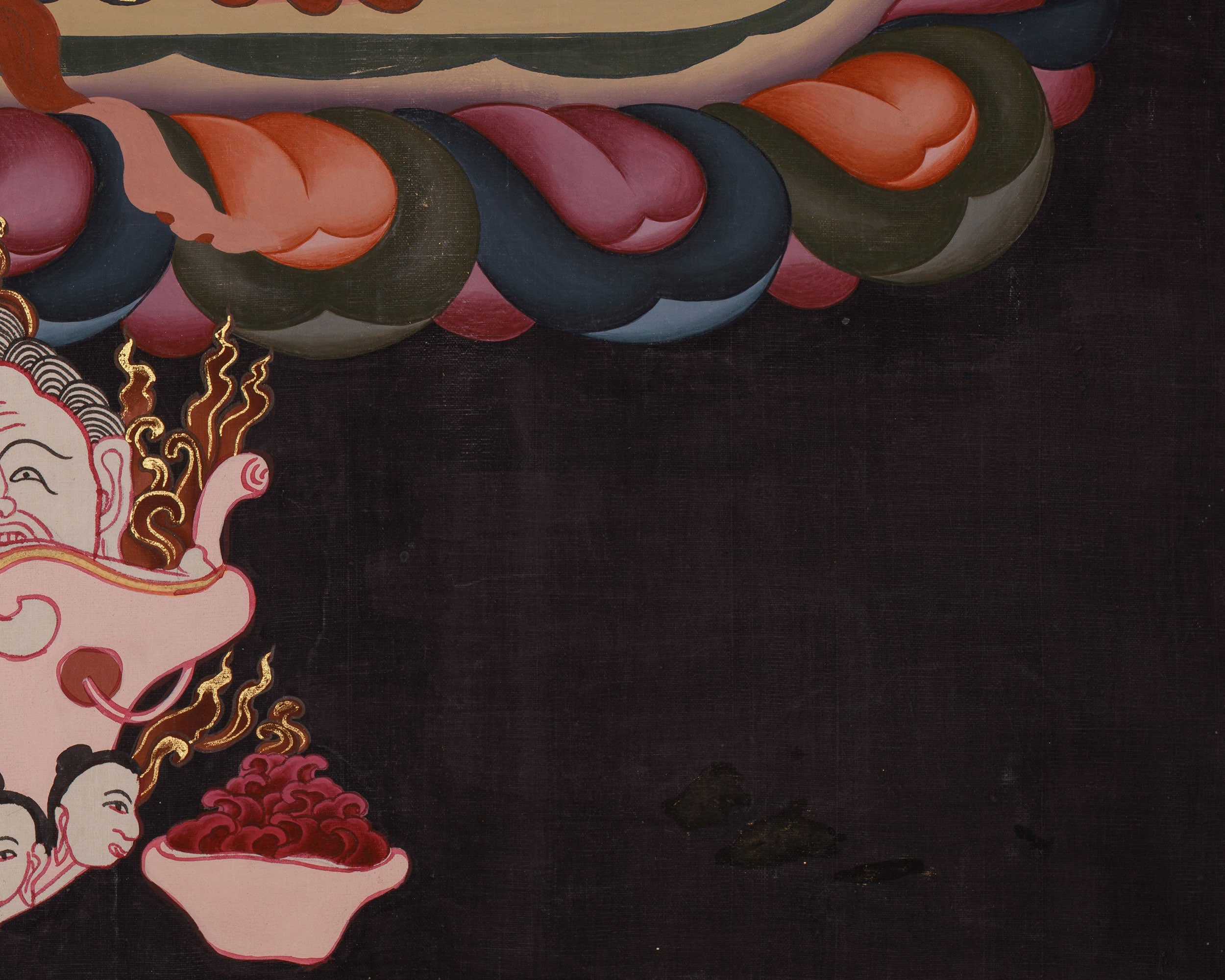 6 Armed Mahakala Painting | Protector of the Dharma | Dharmapala Art