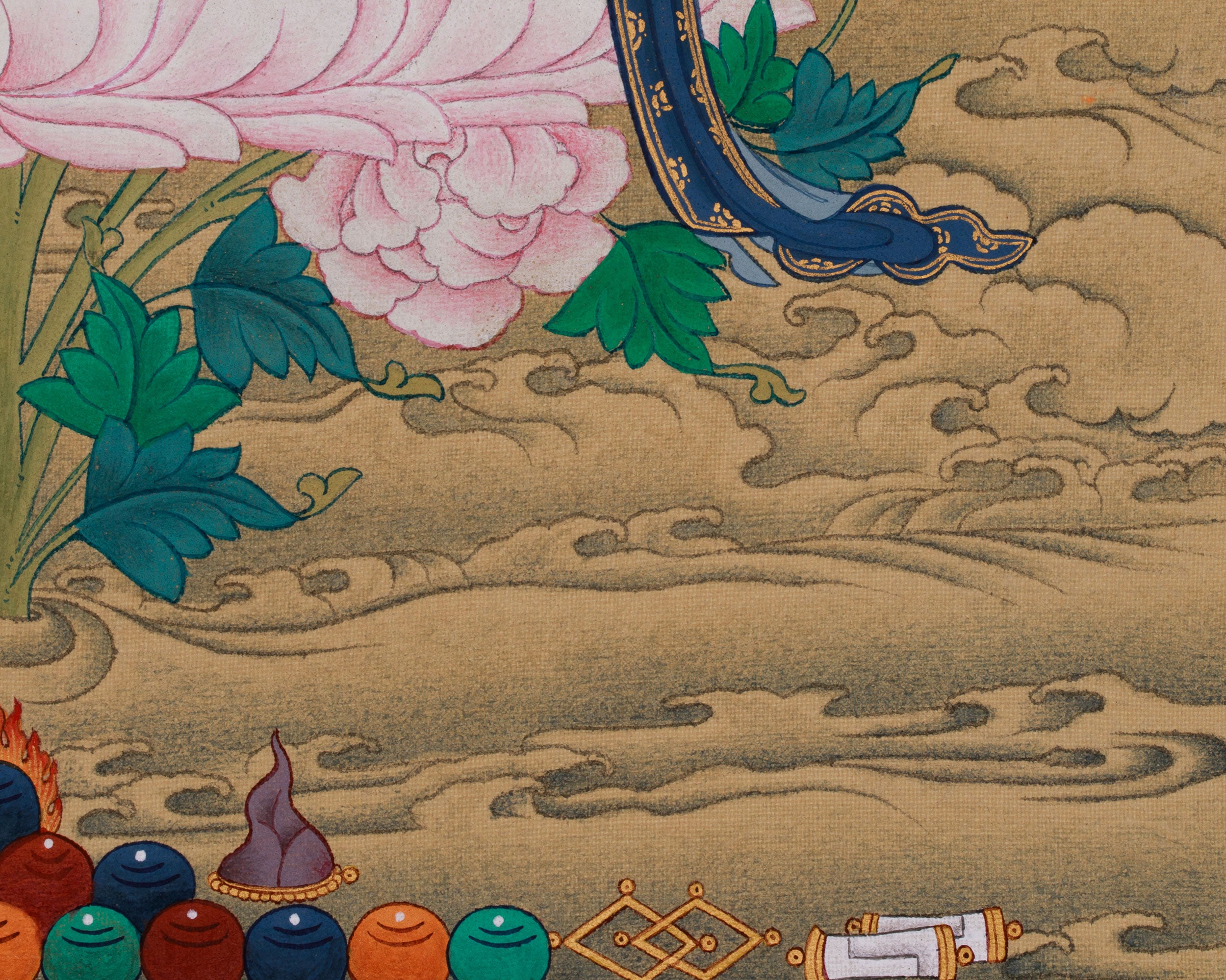 Vajrasattva, Purification Buddha Thangka | Spiritual Transformation