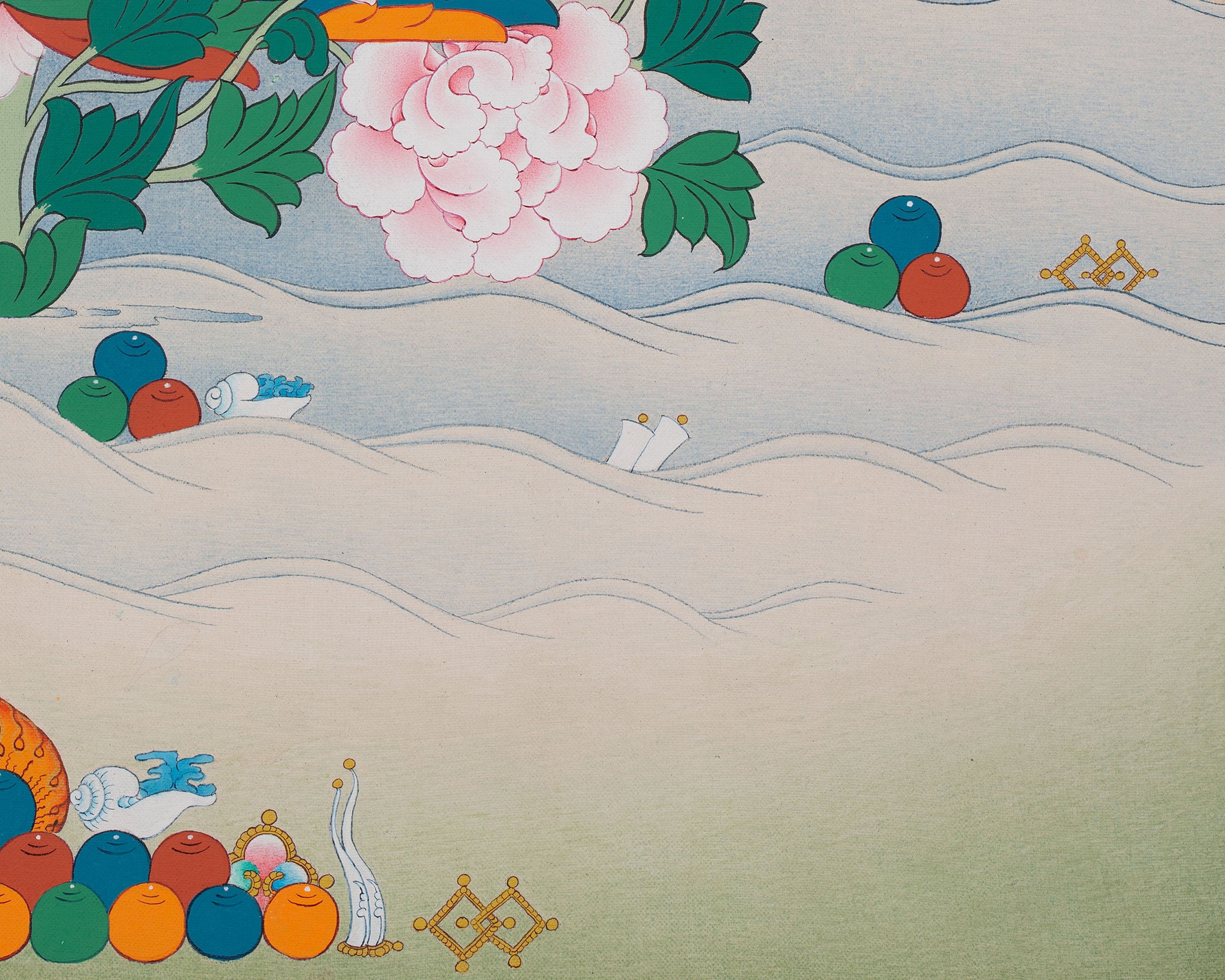 Guru Rinpoche with Consort, Yeshe Tsogyal | Union of Wisdom and Compassion