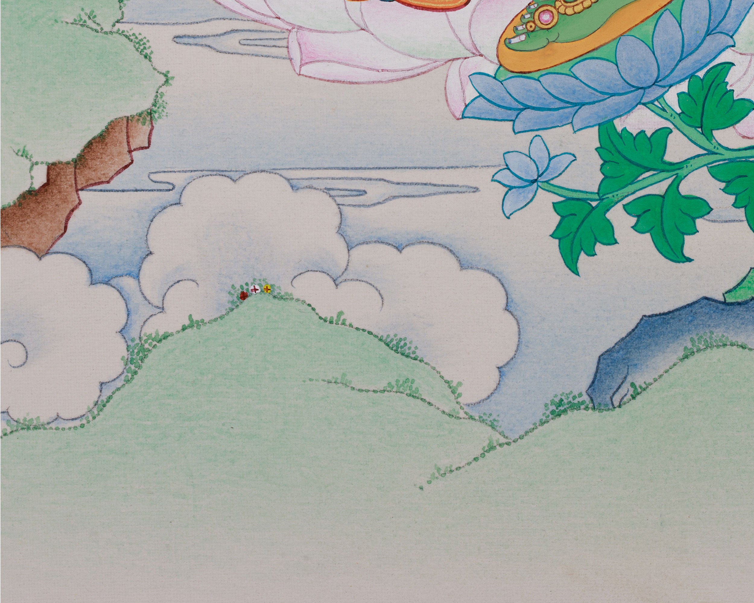 Green Tara Dolma Thangka | Goddess of Compassion & Swift Protection