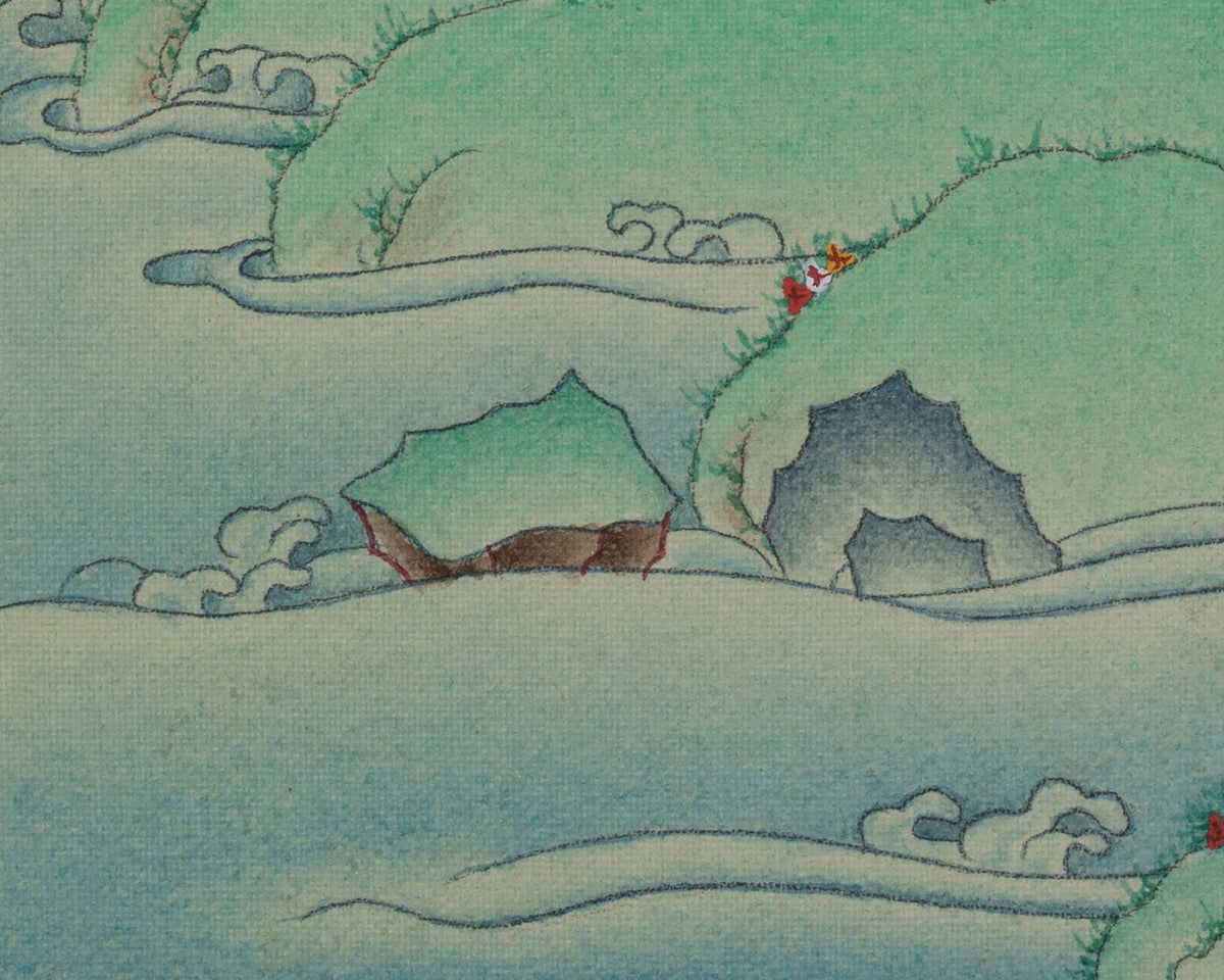 Vajrasattva Traditional Art | Purification Deity of Wisdom and Compassion