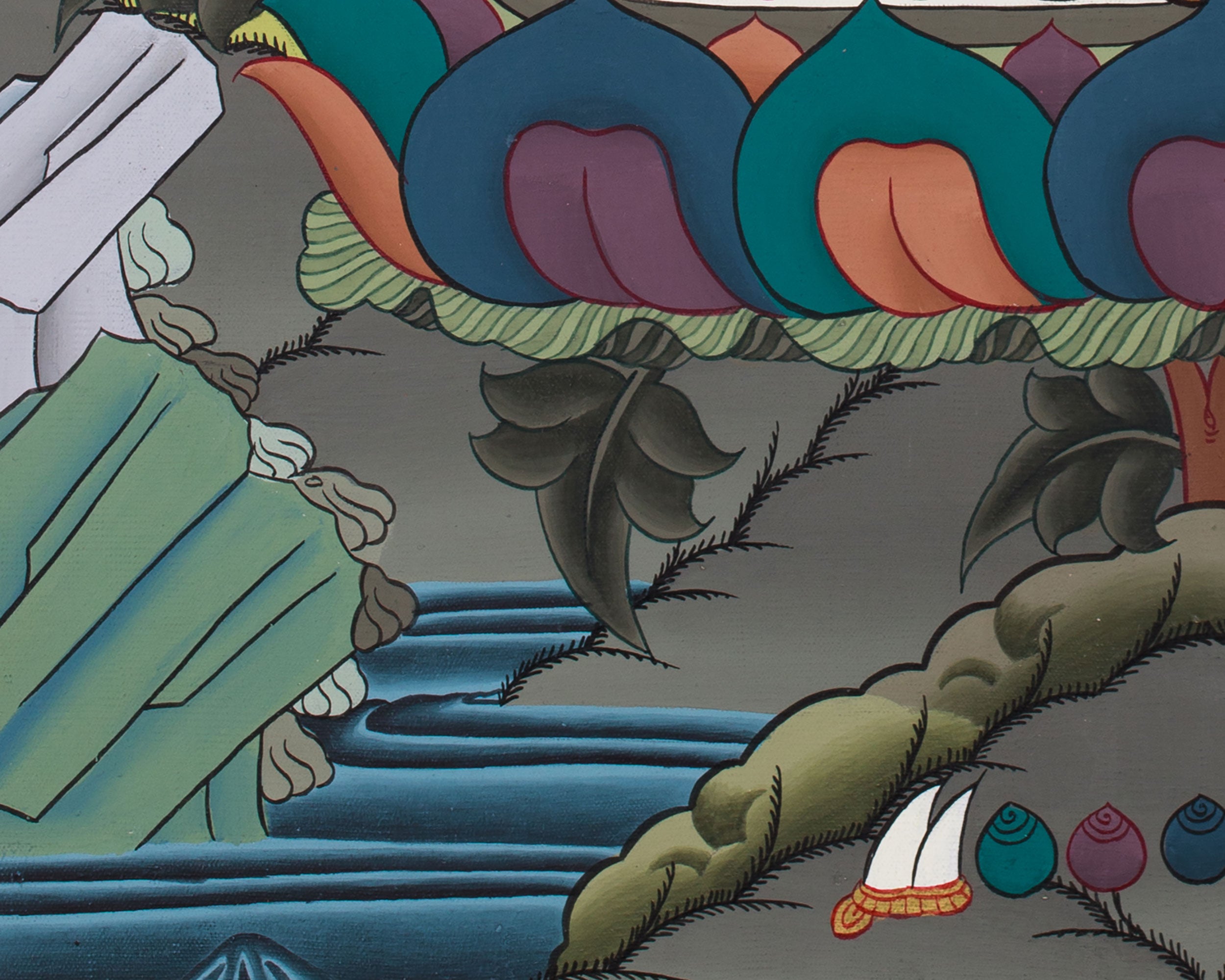 Amitabha Buddha Meditation Art | Symbol of Peace, Enlightenment, and Pure Land Rebirth