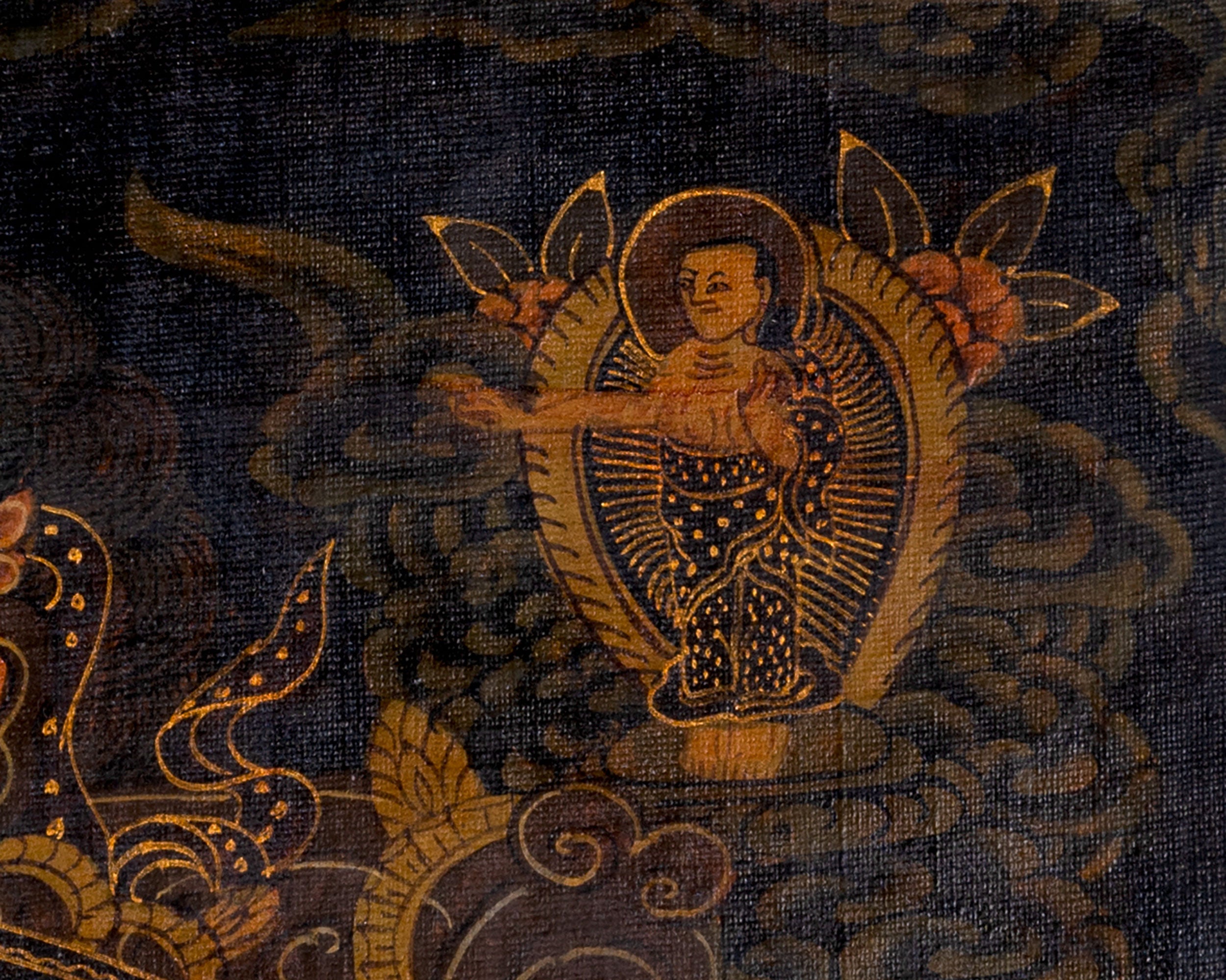 Oil Varnished Wheel Of Life | Traditional Buddhist Thangka | Wall Decors