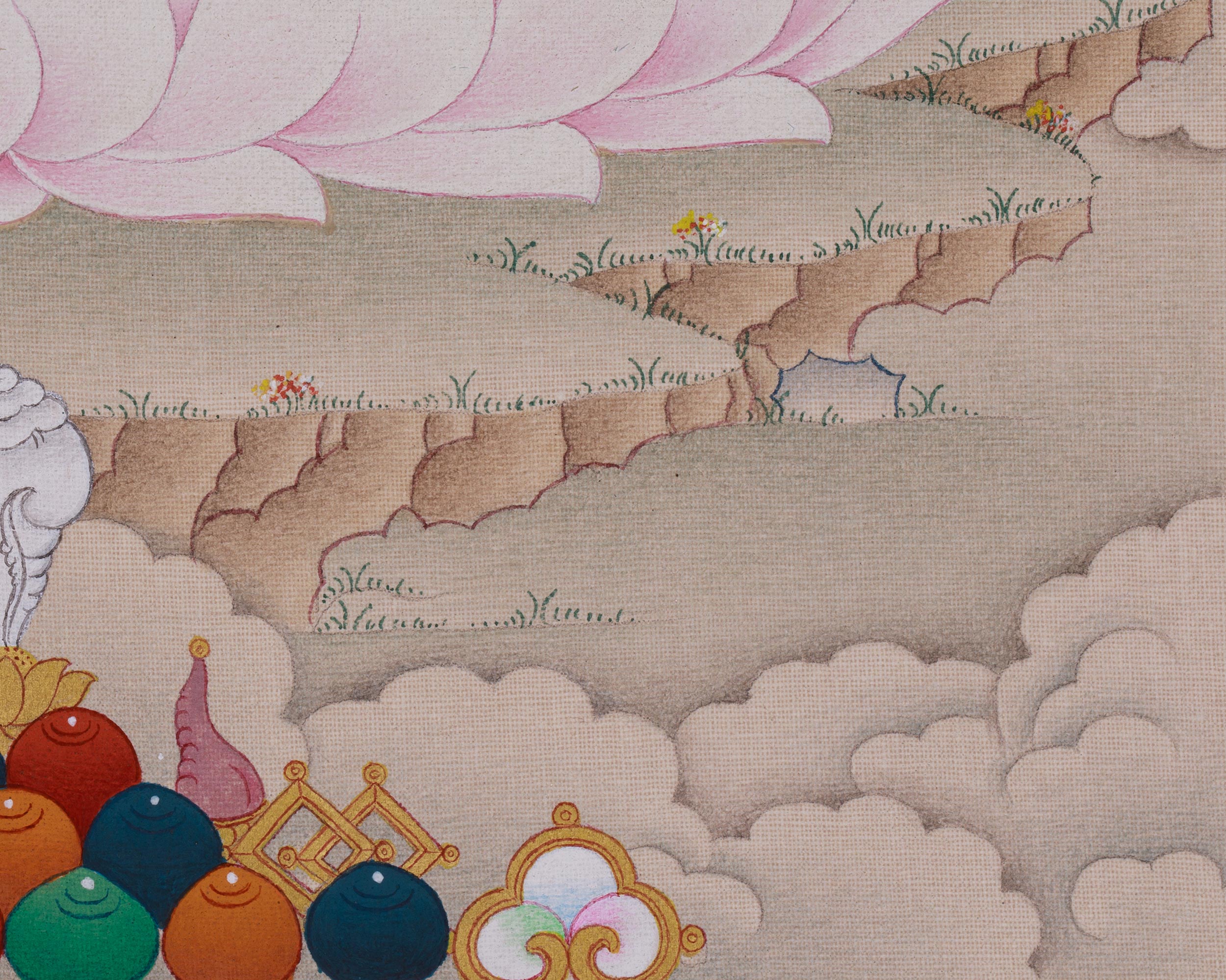Himalayan Vajrasattva Thangka | The Bodhisattva of Purification