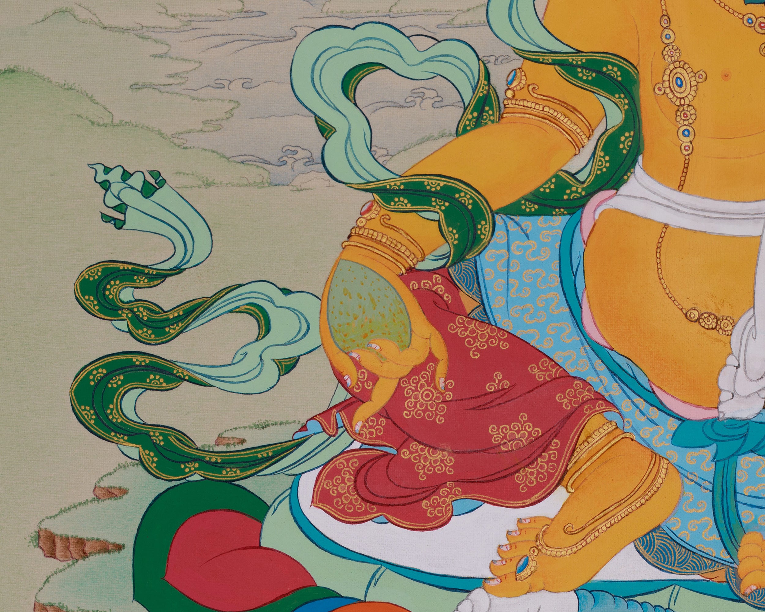 Guardian of Wealth, Dzambhala Thangka