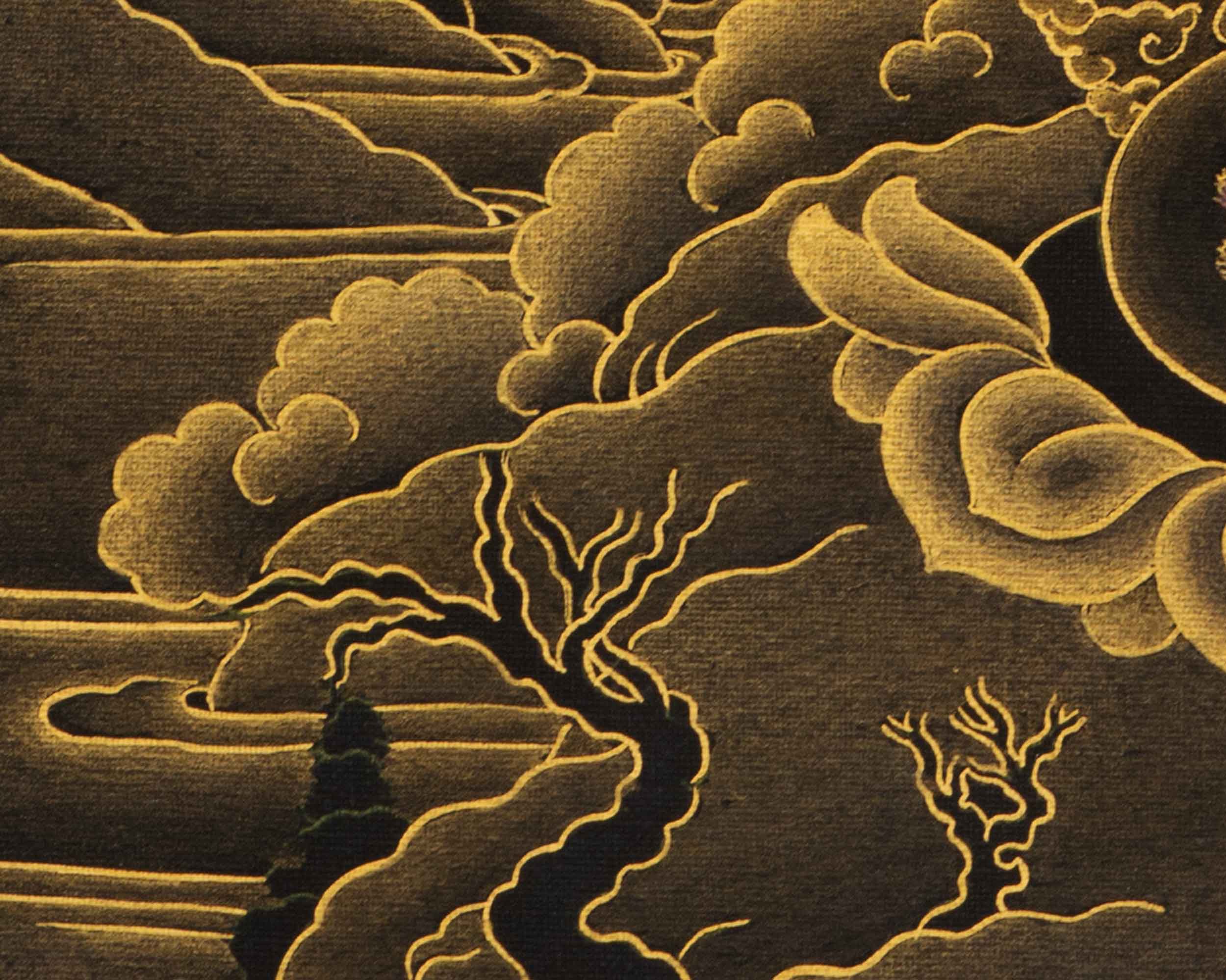 Yidam Hevajra Thangka | Thangka For Your Divine Protection | Hand-Painted Artwork