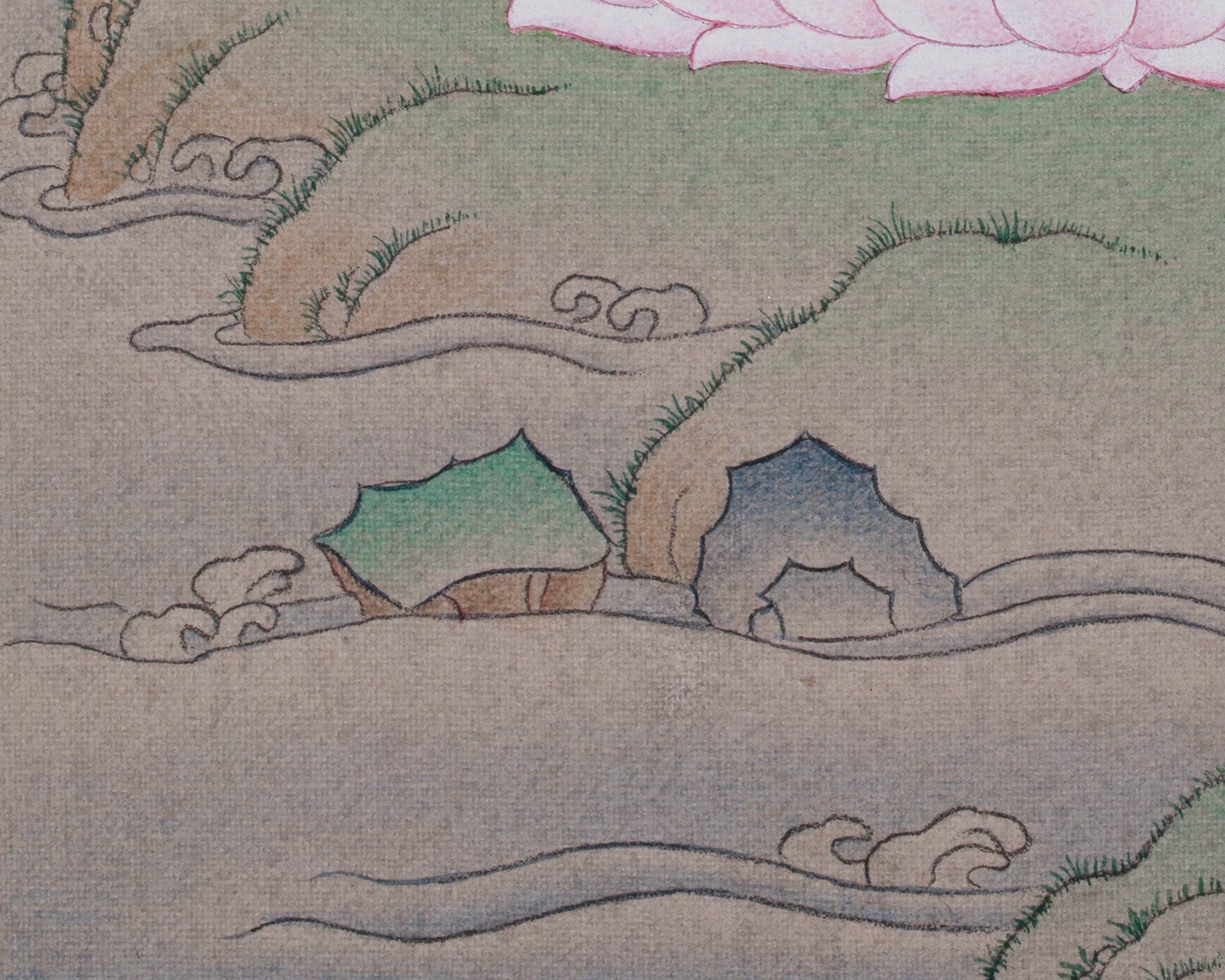 Dorje Sempa Painting | Vajrasattva Thangka | Cleansing of Negative Karma