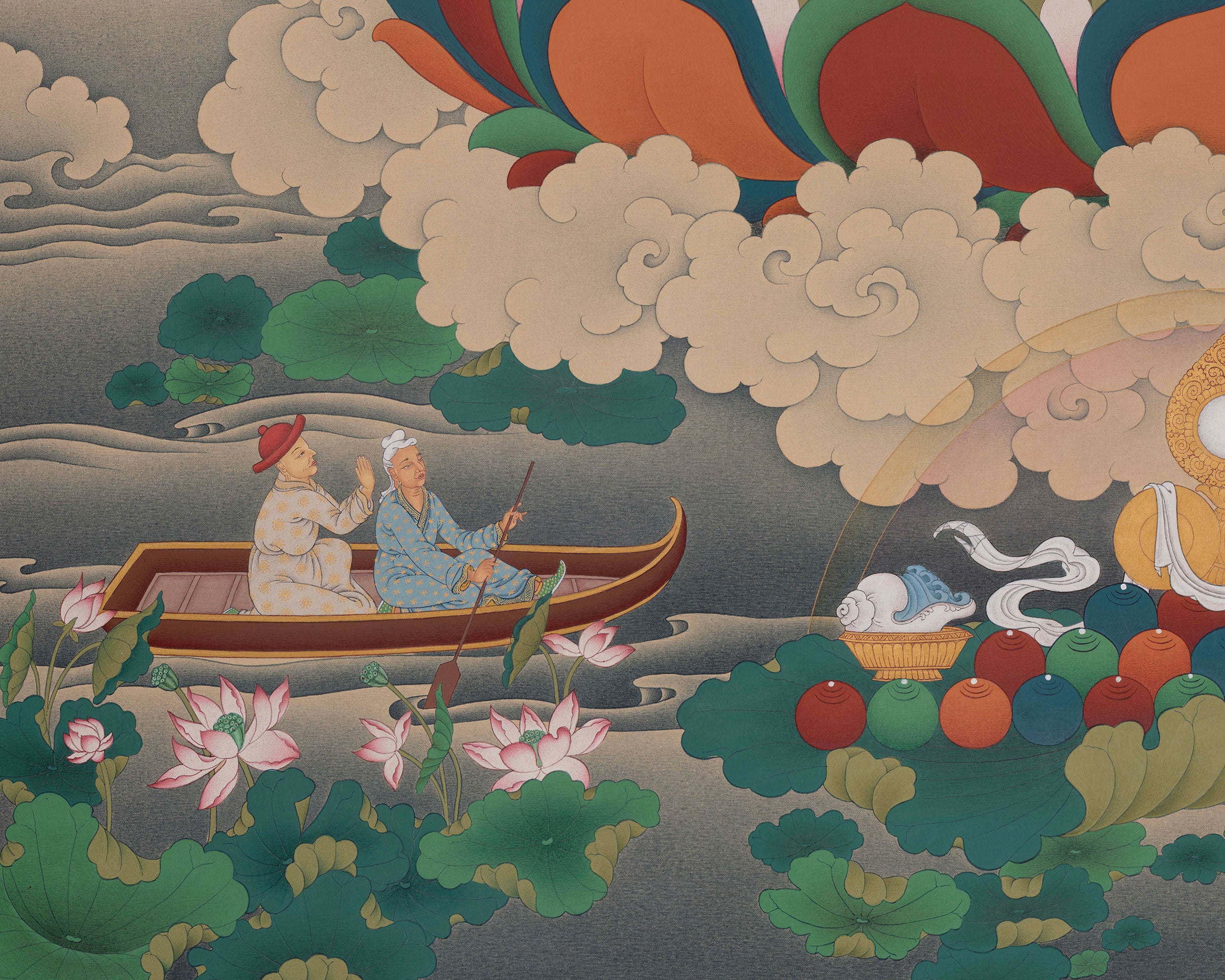 Tibetan Deity Manjushri Art | Representation of Enlightened Wisdom