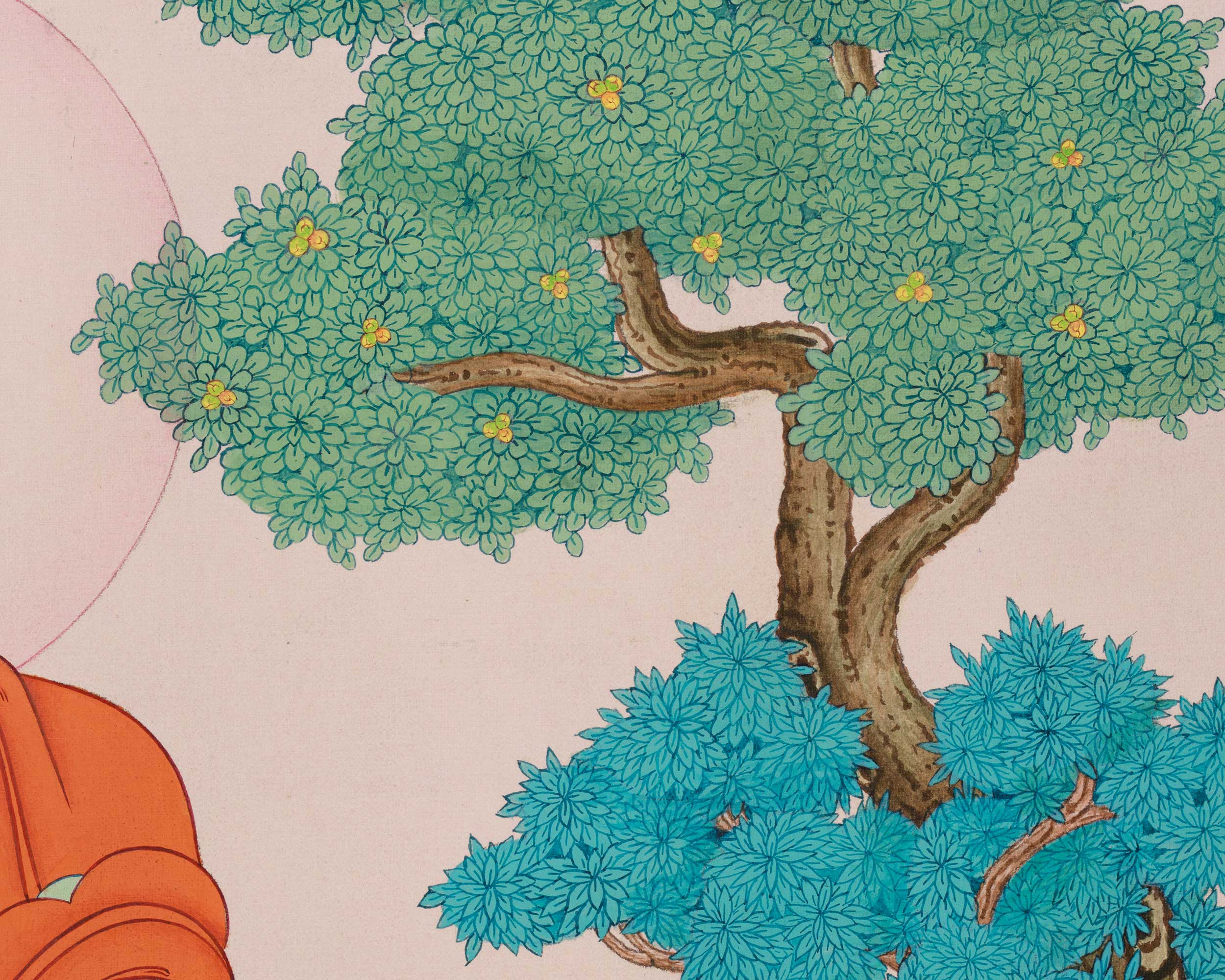 Healing Buddha, Medicine Buddha Thangka