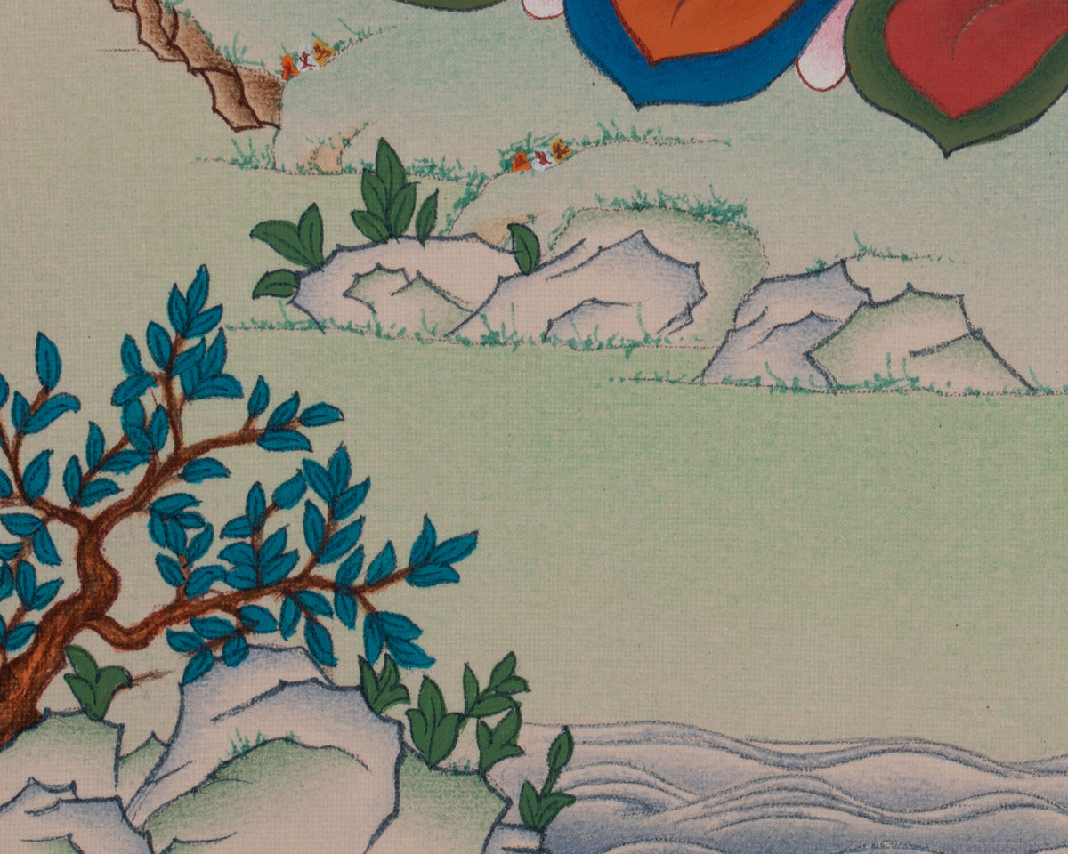 Chakrasamvara Spiritual Artwork | Represents The Highest State of Enlightenment And Supreme Bliss