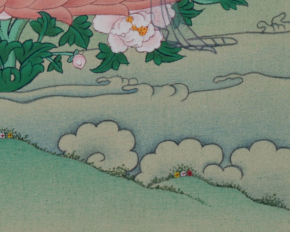 Manjushri Bodhisattva Deity Artwork | Sword Of Wisdom | Sacred Art of Insight and Enlightened Knowledge