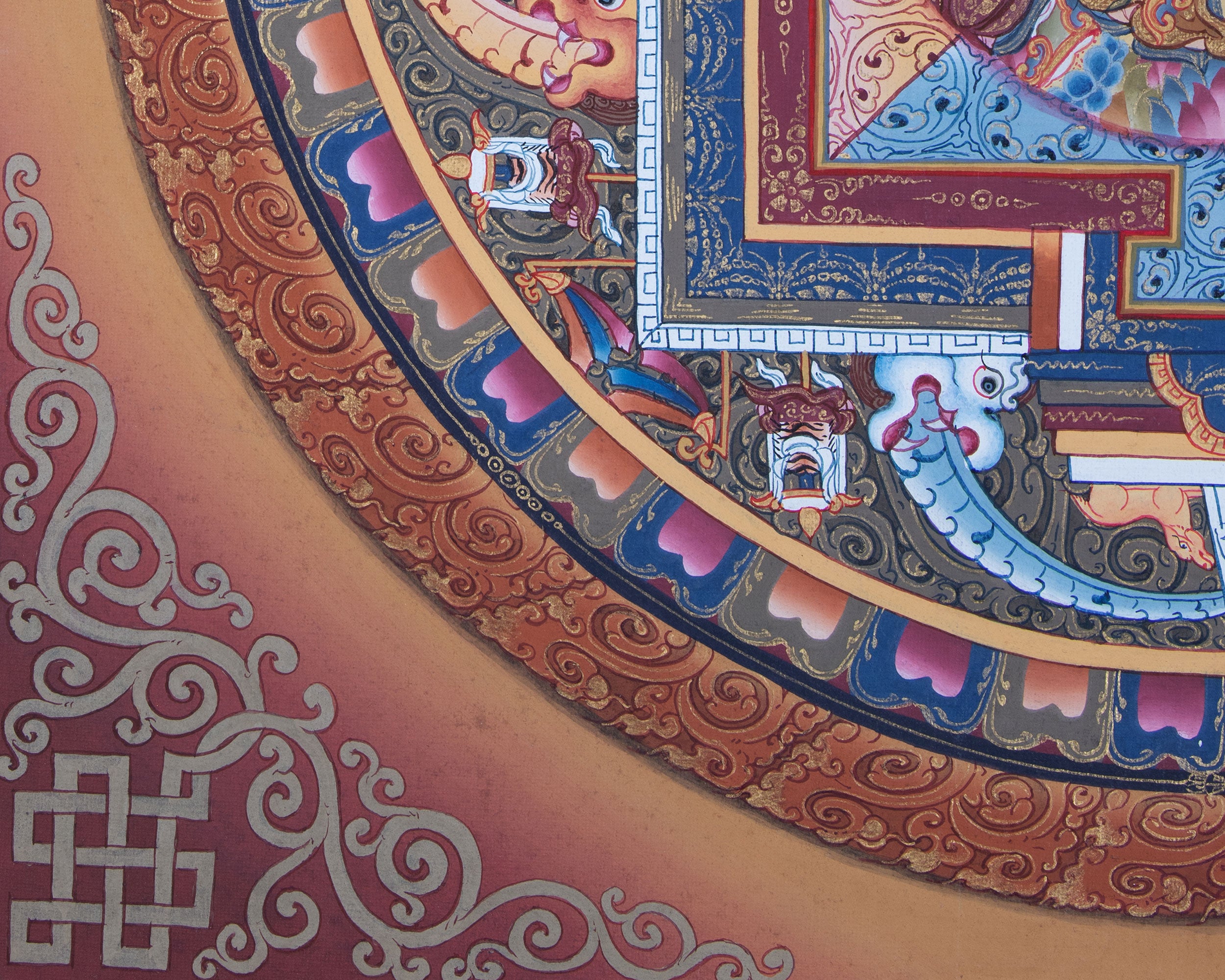 Mandala With Guru Padmasambhava Residing | Images of Guru Rinpoche