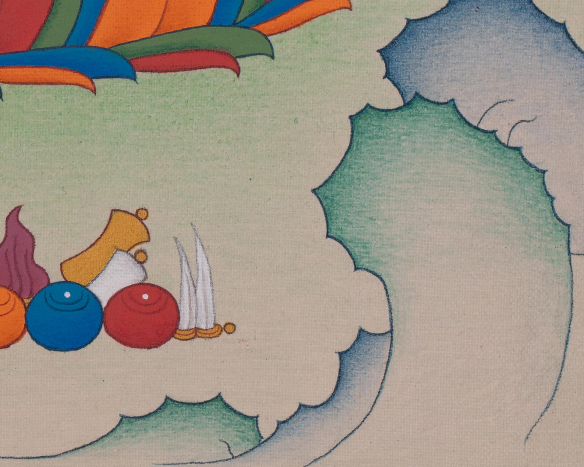 Amitabha Buddha Traditional Art | Pure Land Buddha | Infinite Light